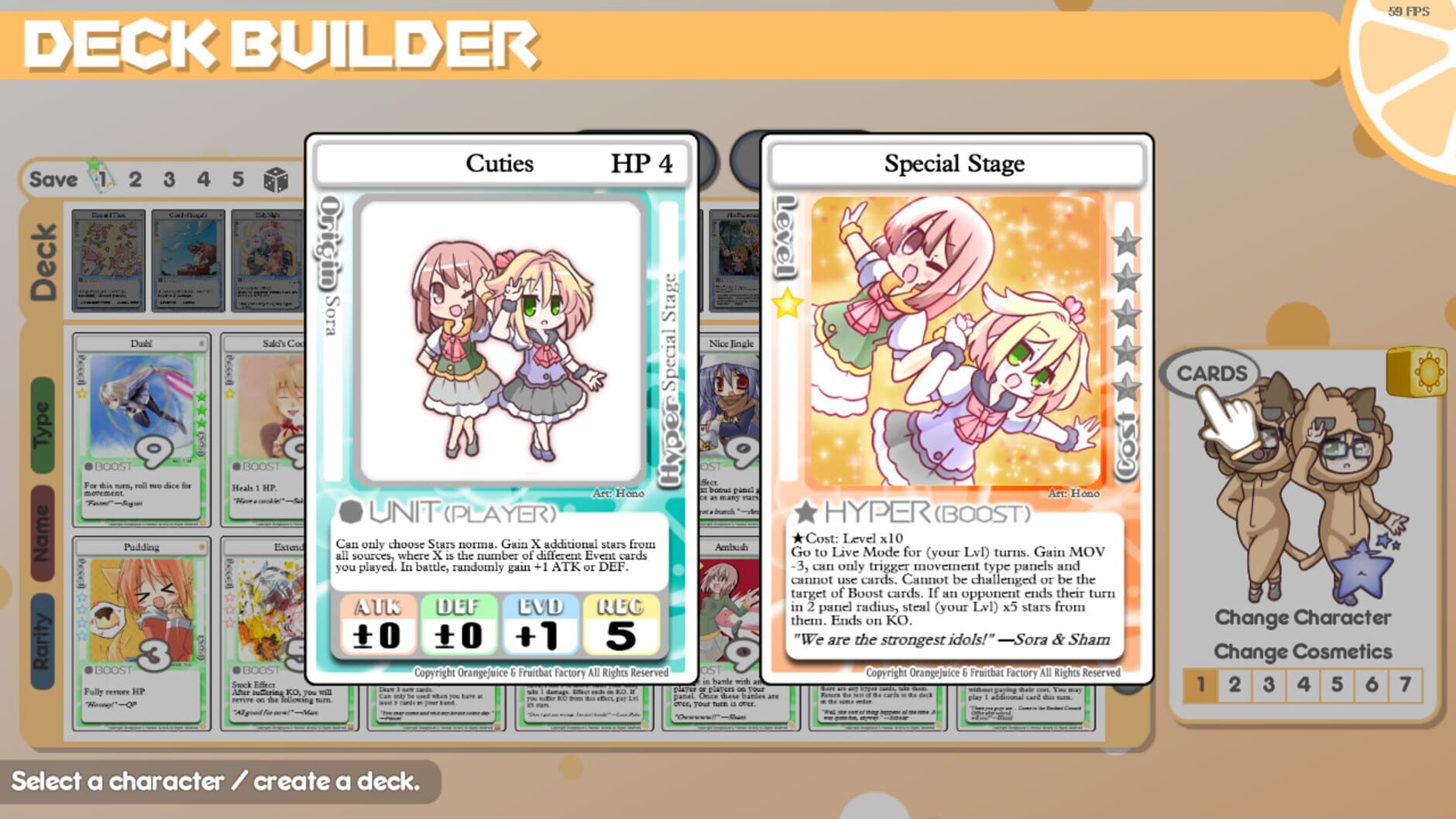 Screenshot for 100% Orange Juice: Sora & Sham (Cuties)