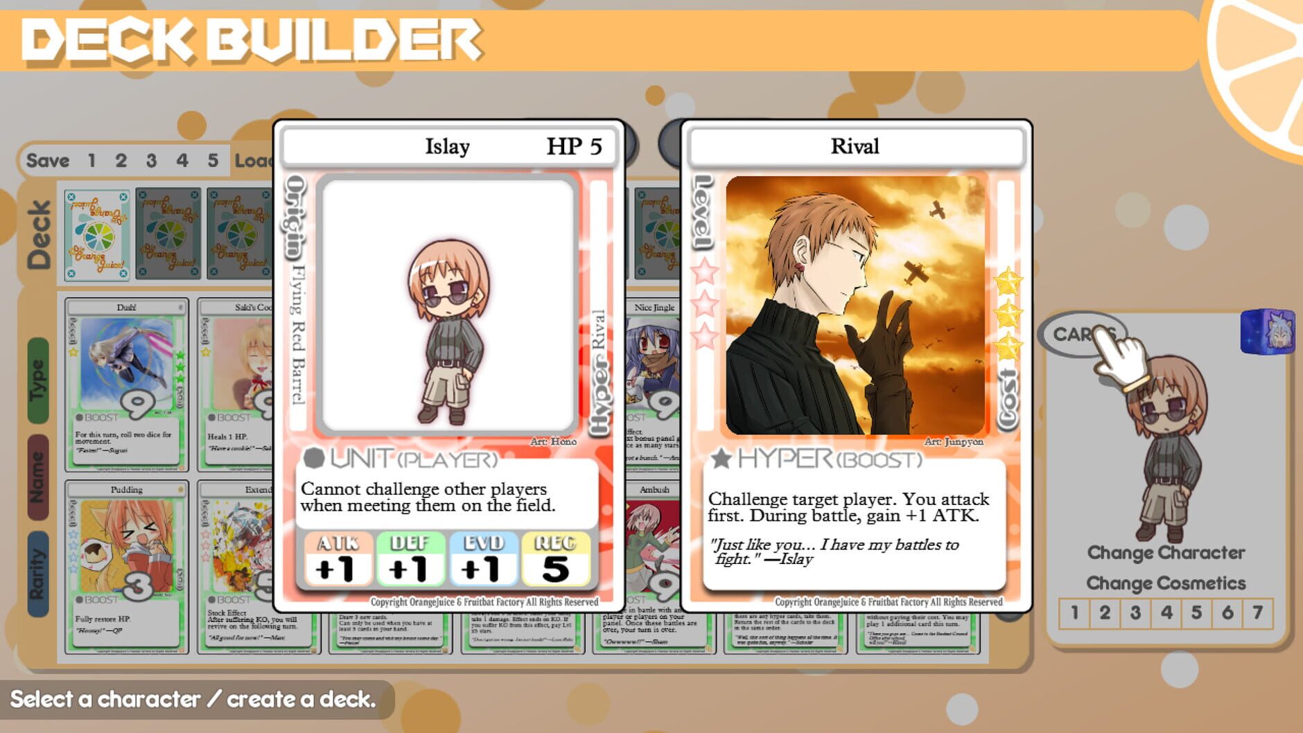 Screenshot for 100% Orange Juice: Yuuki & Islay