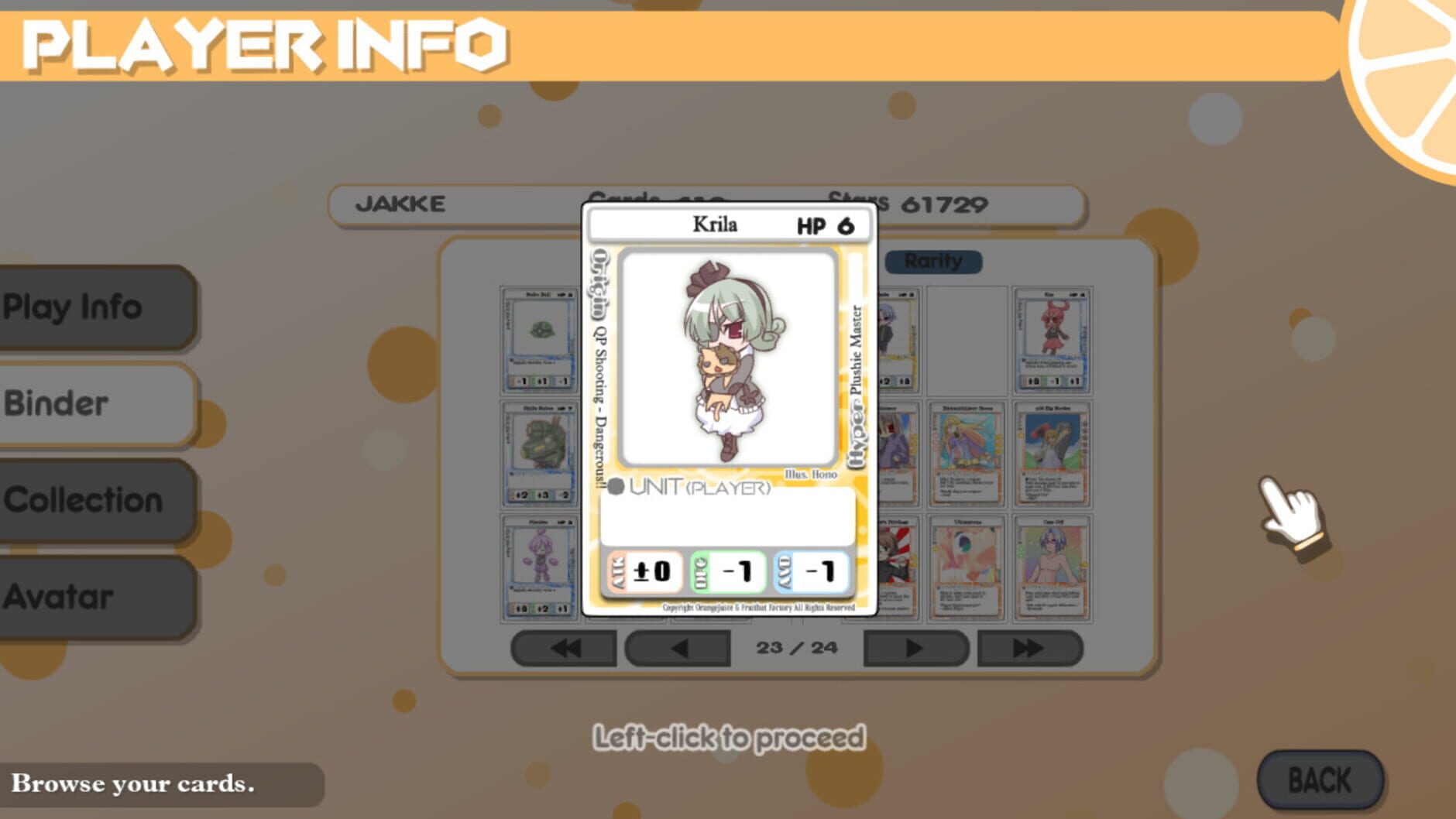 Screenshot for 100% Orange Juice: Krila & Kae
