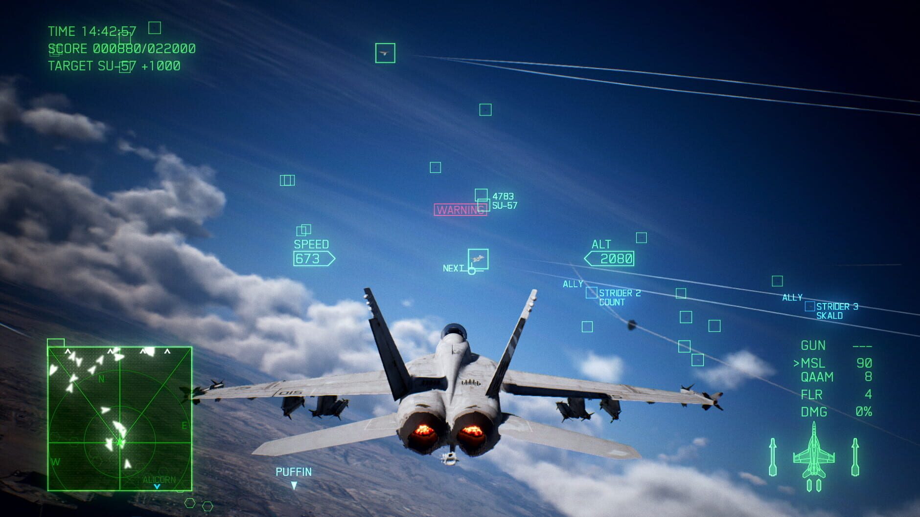 Screenshot for Ace Combat 7: Skies Unknown - Unexpected Visitor