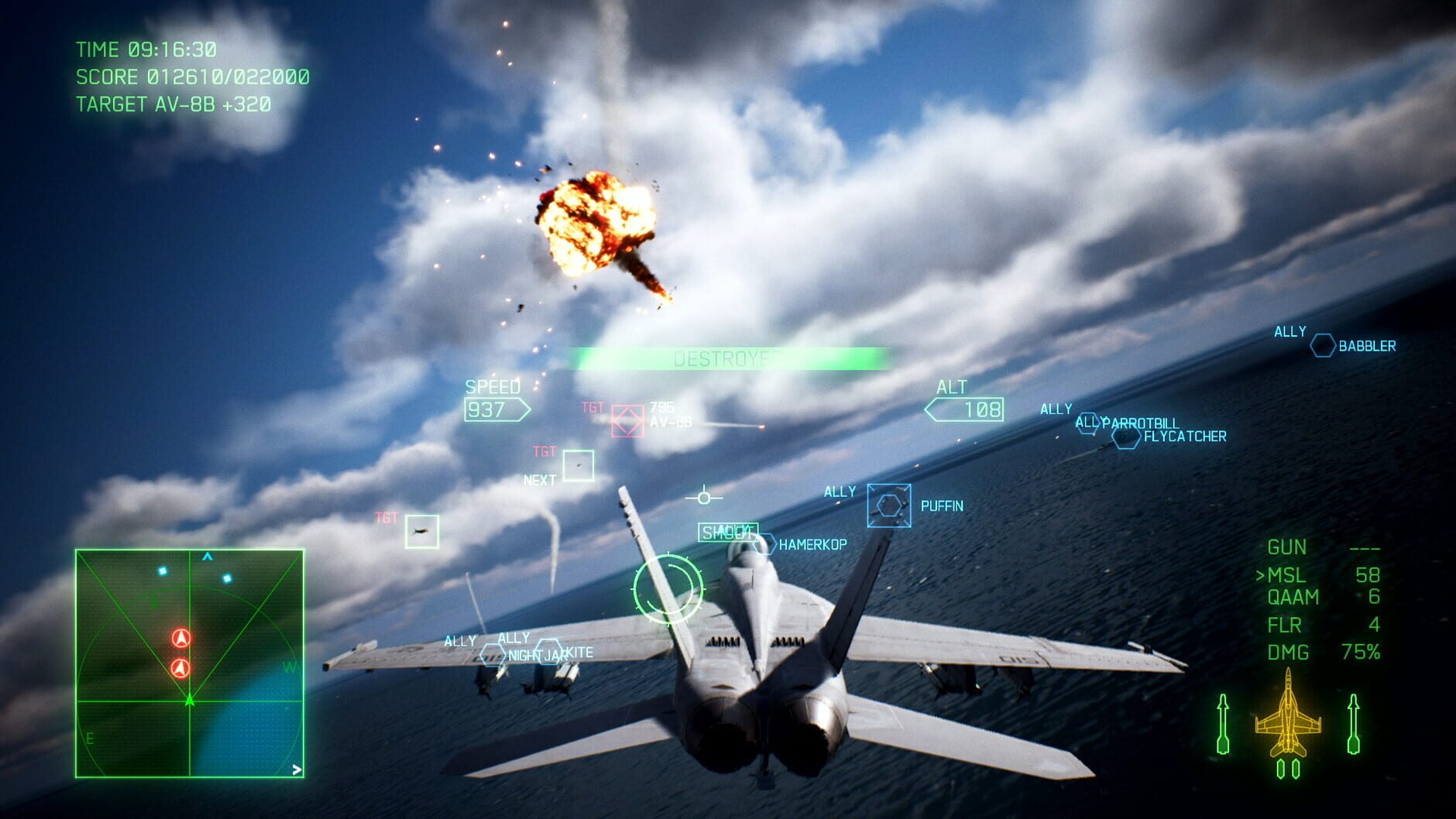Screenshot for Ace Combat 7: Skies Unknown - Unexpected Visitor