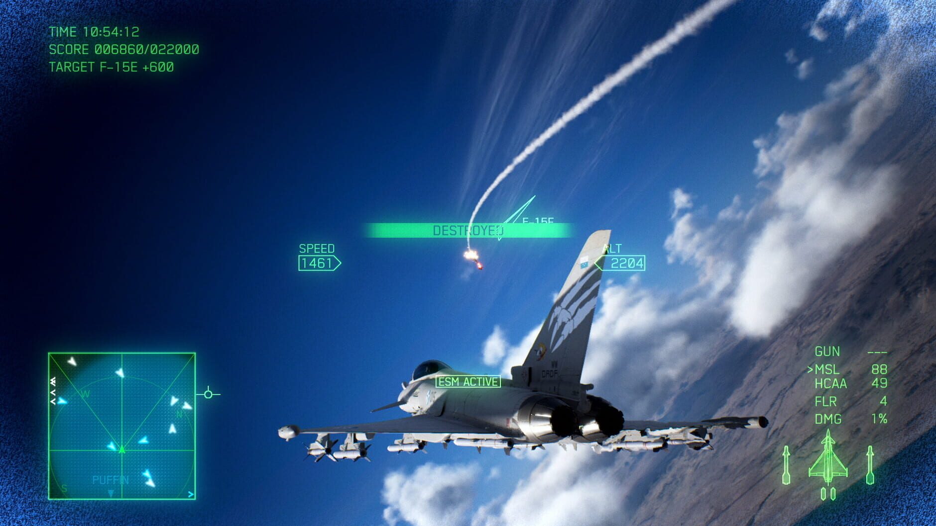 Screenshot for Ace Combat 7: Skies Unknown - Unexpected Visitor