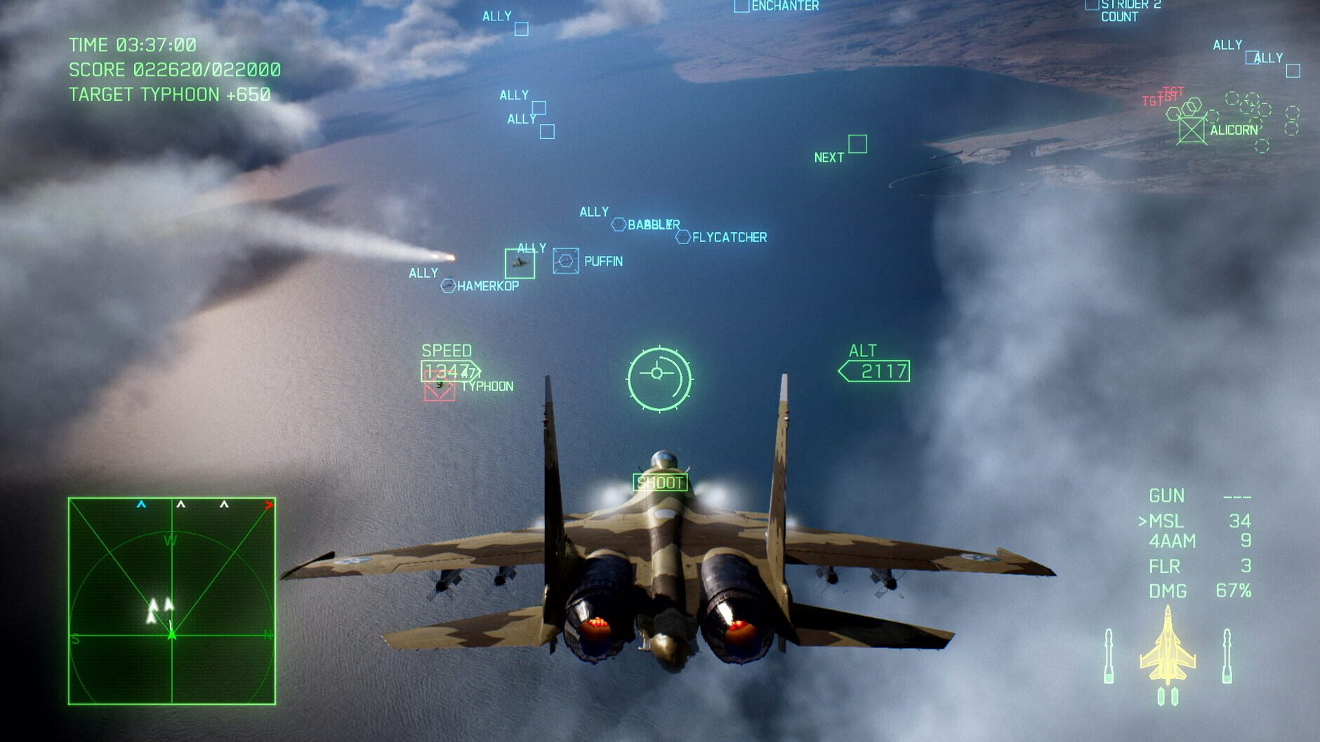 Screenshot for Ace Combat 7: Skies Unknown - Unexpected Visitor