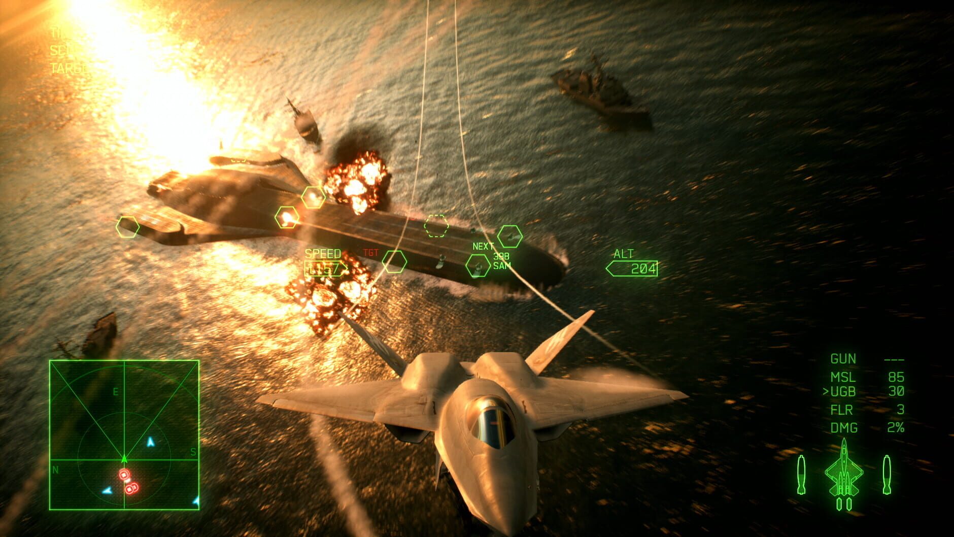 Screenshot for Ace Combat 7: Skies Unknown - Ten Million Relief Plan