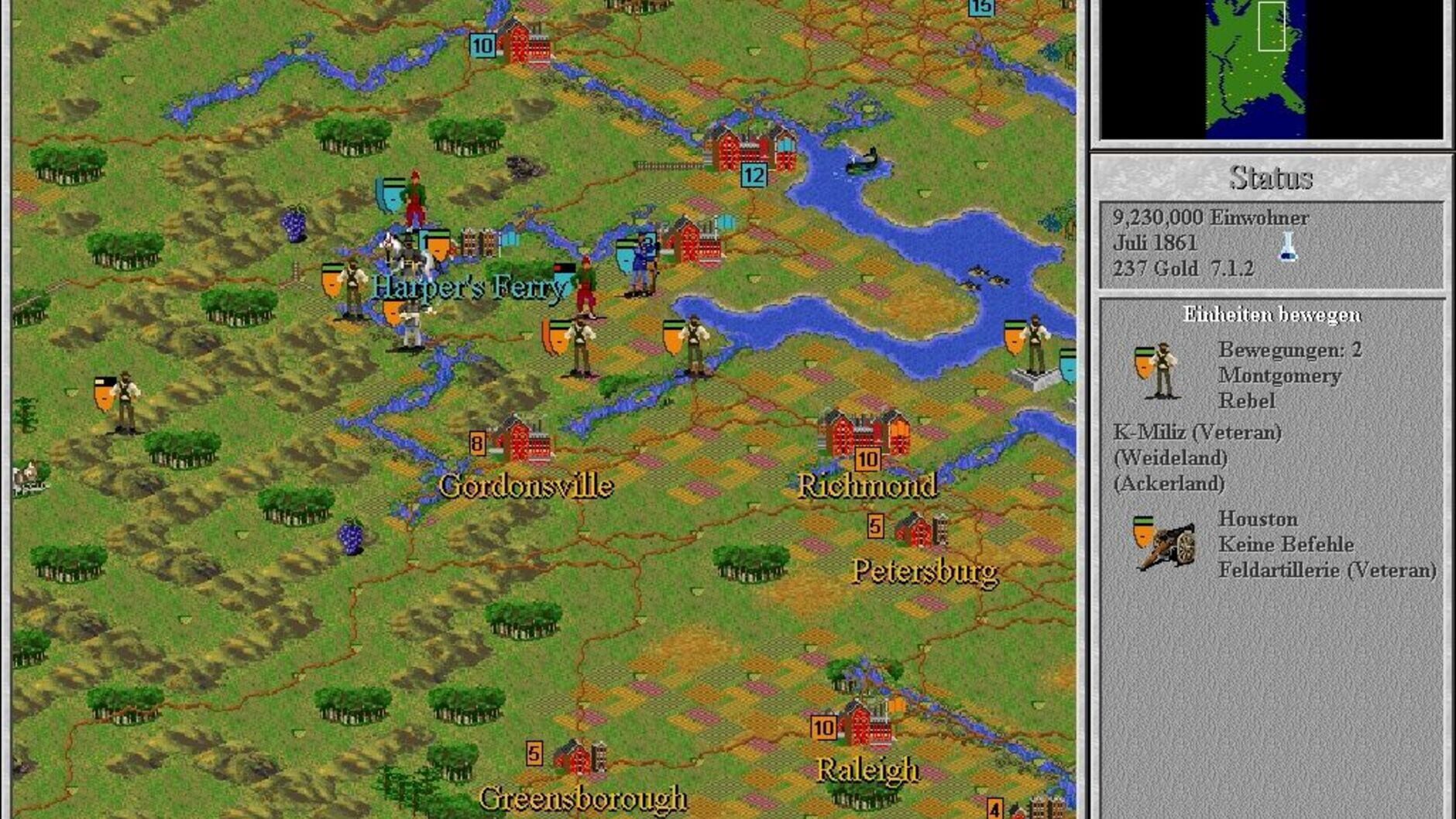 Screenshot for Sid Meier's Civilization II: Conflicts in Civilization