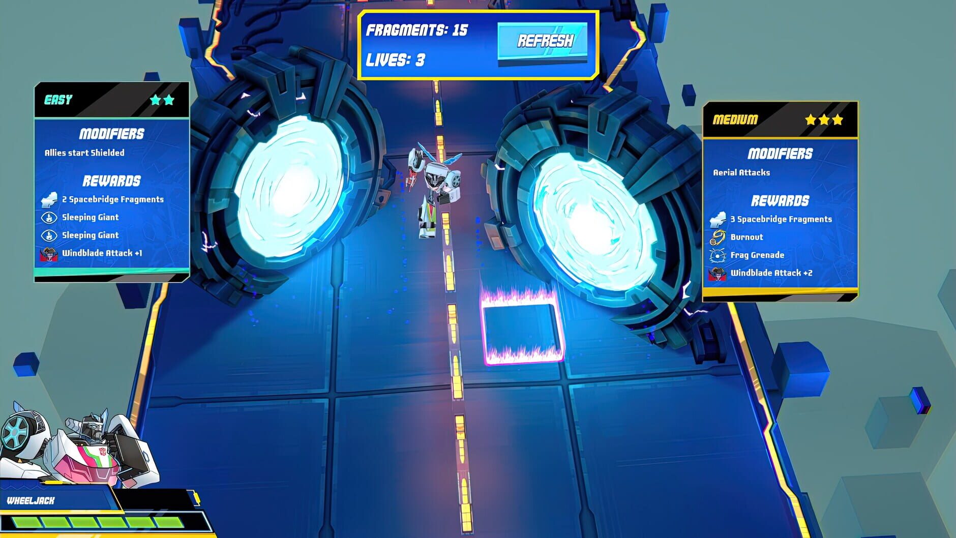 Screenshot for Transformers: Battlegrounds - Shattered Spacebridge