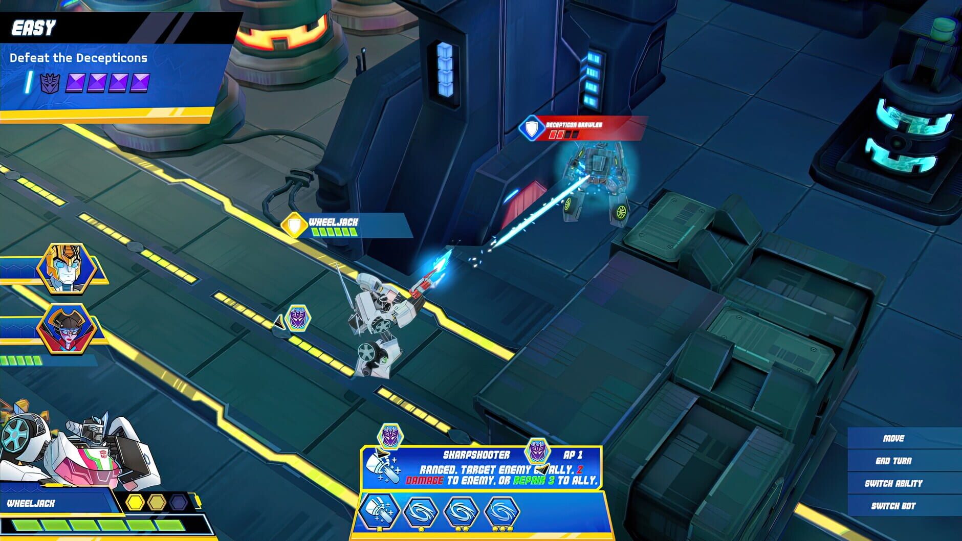 Screenshot for Transformers: Battlegrounds - Shattered Spacebridge