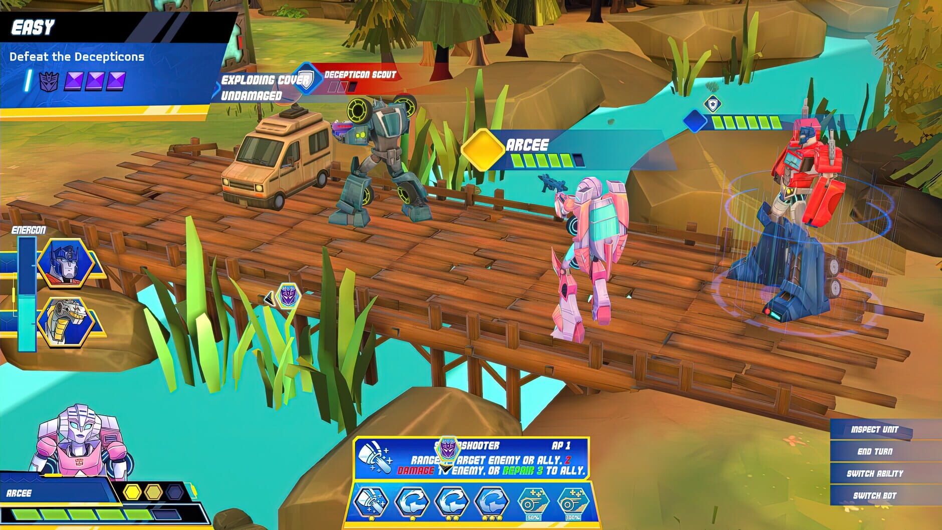 Screenshot for Transformers: Battlegrounds - Shattered Spacebridge