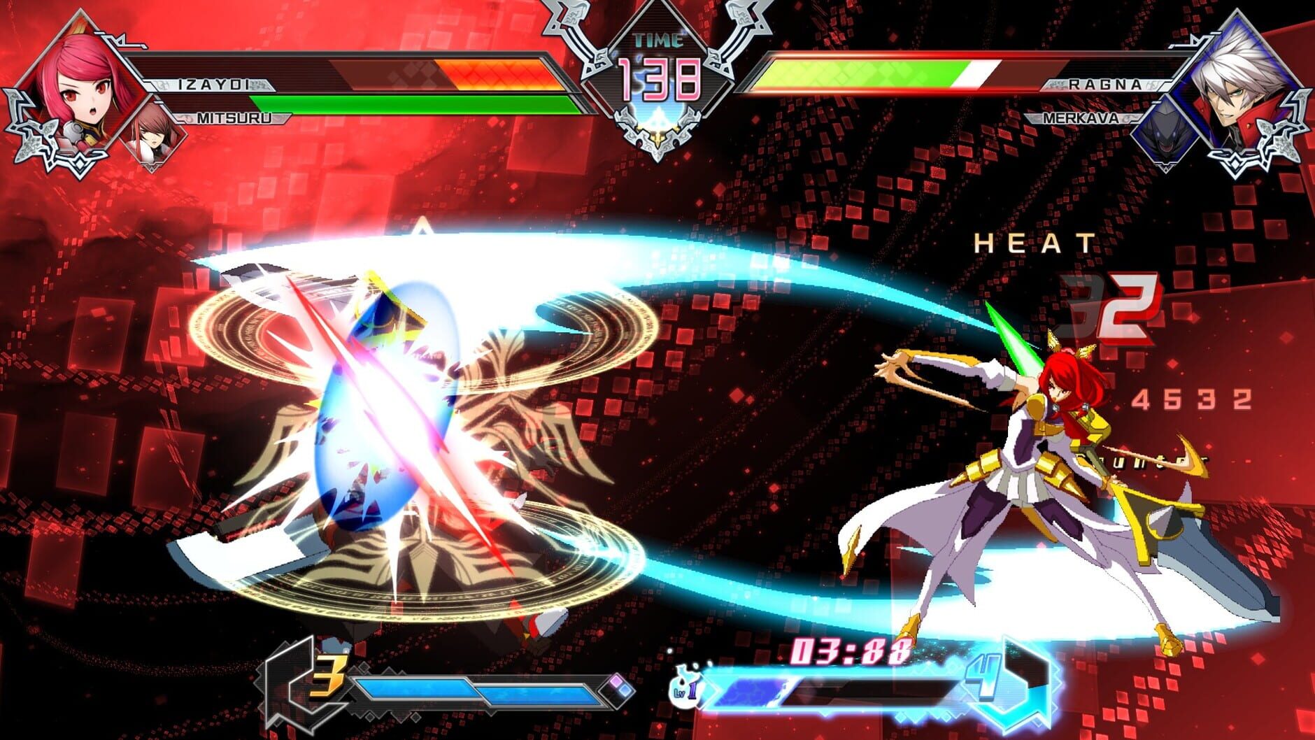 Screenshot for BlazBlue: Cross Tag Battle - Character Pack Vol. 4: Izayoi/Mitsuru/Merkava