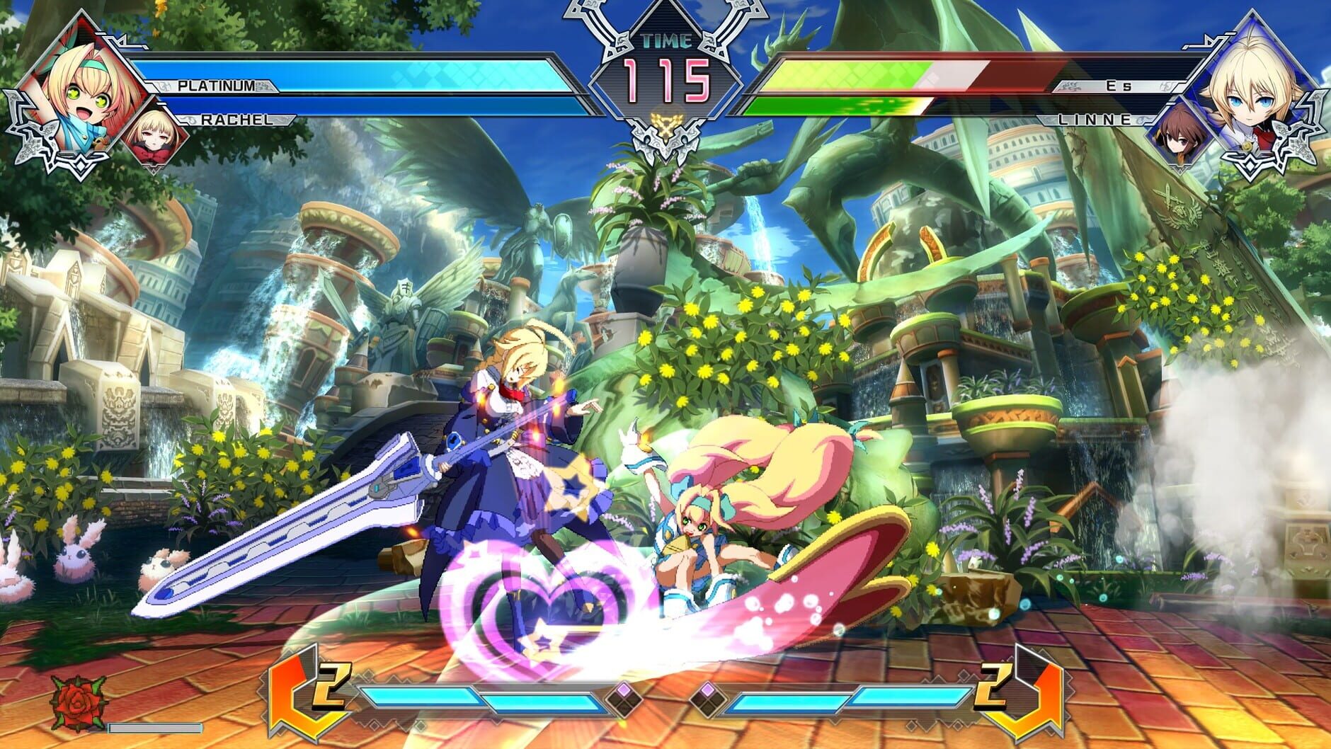Screenshot for BlazBlue: Cross Tag Battle - Character Pack Vol. 1: Platinum/Kanji/Orie