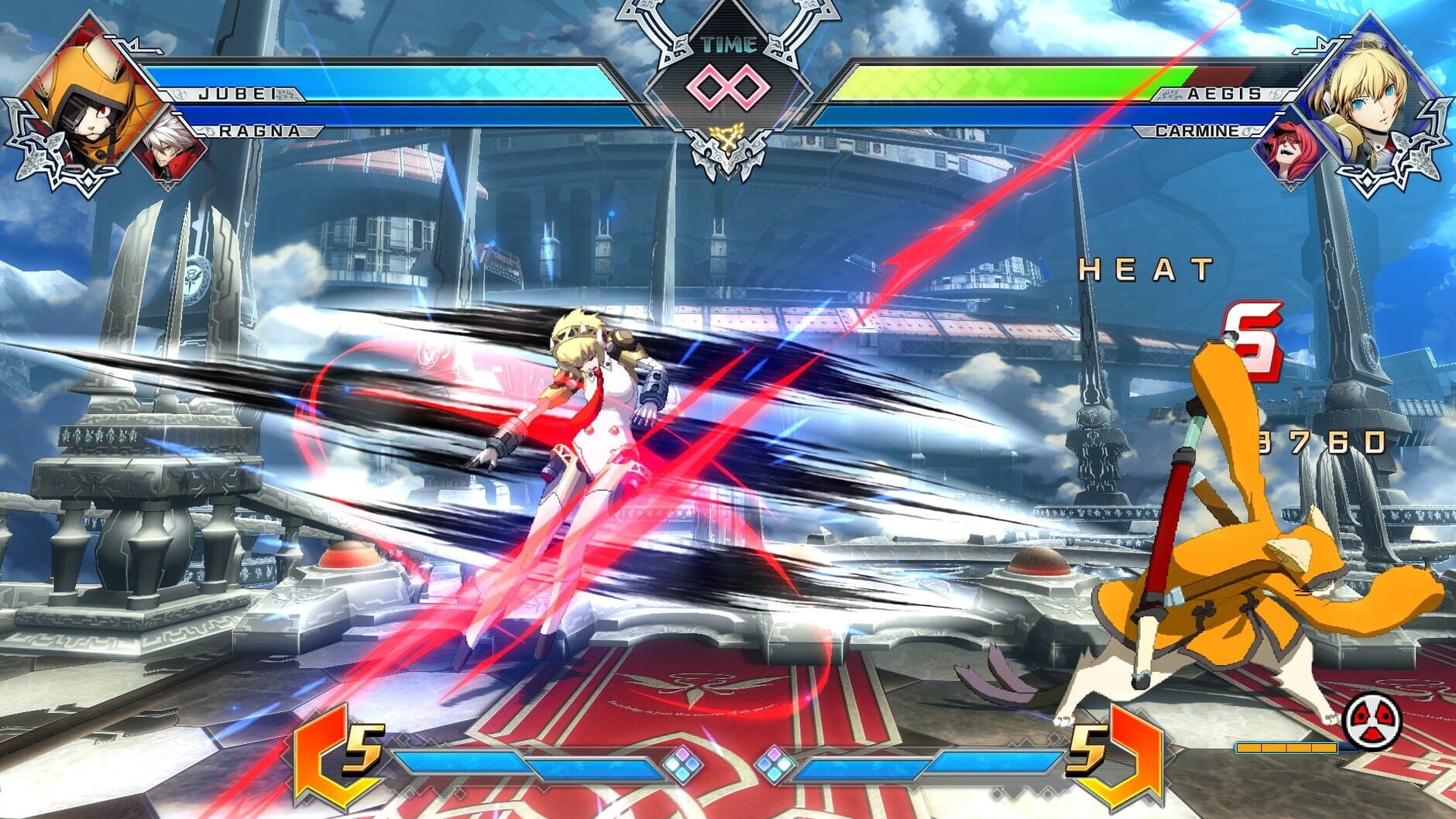 Screenshot for BlazBlue: Cross Tag Battle - Character Pack Vol. 2: Jubei/Aegis/Carmine