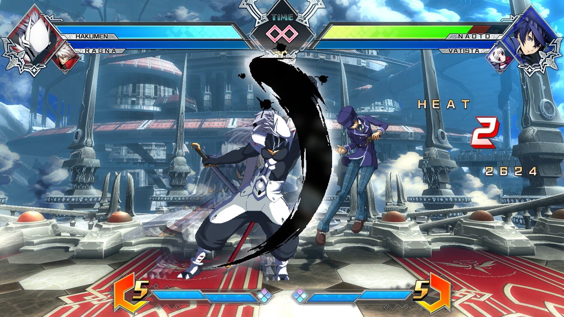 Screenshot for BlazBlue: Cross Tag Battle - Character Pack Vol. 3: Hakumen/NaotoShirogane/Vatista