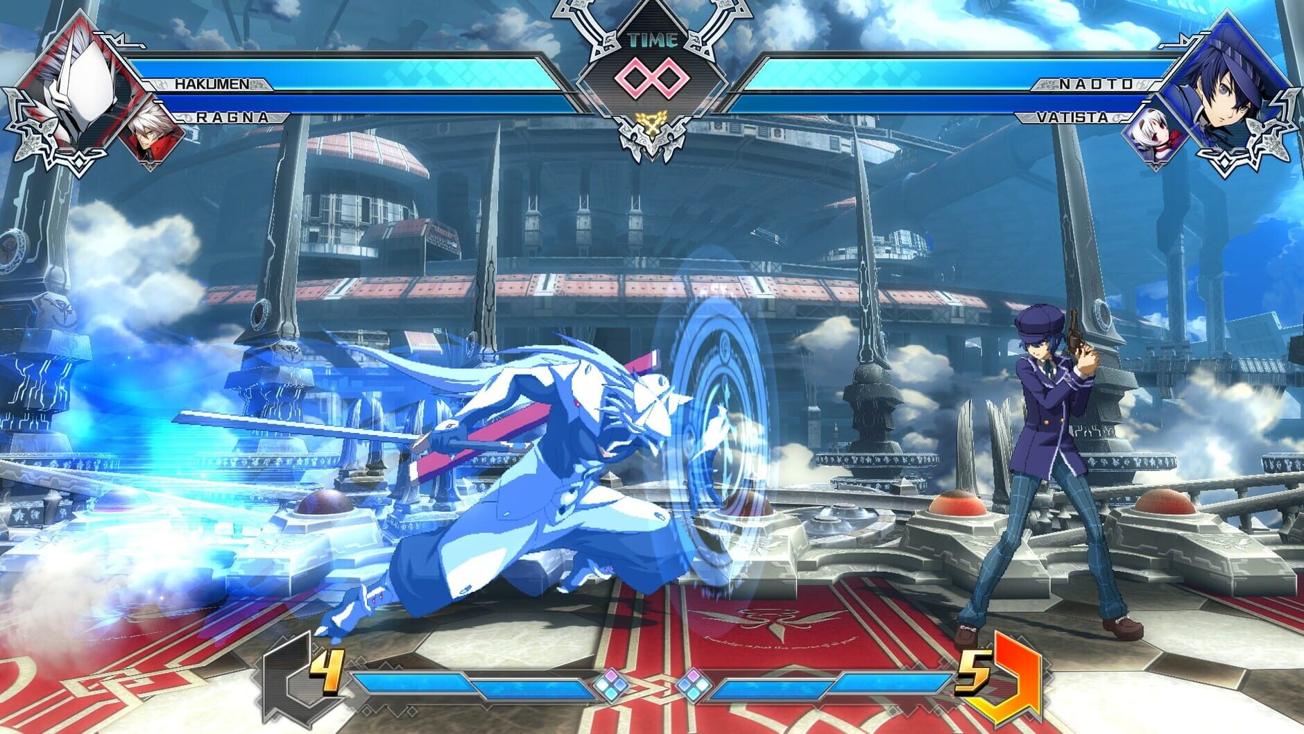 Screenshot for BlazBlue: Cross Tag Battle - Character Pack Vol. 3: Hakumen/NaotoShirogane/Vatista