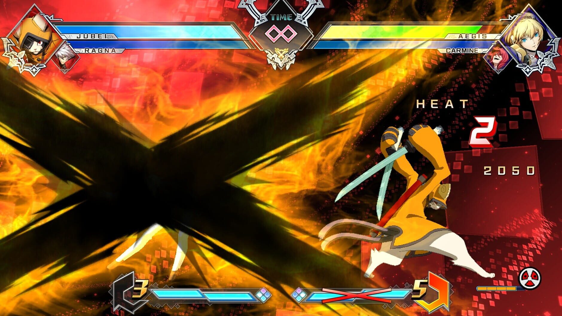 Screenshot for BlazBlue: Cross Tag Battle - Character Pack Vol. 2: Jubei/Aegis/Carmine