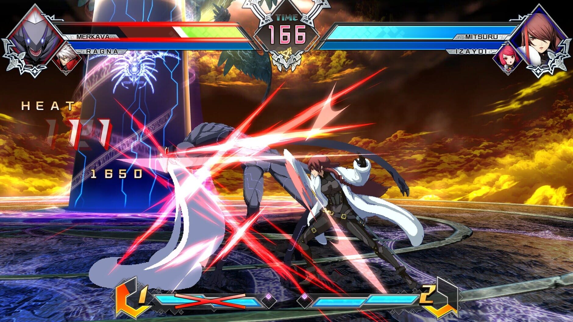 Screenshot for BlazBlue: Cross Tag Battle - Character Pack Vol. 4: Izayoi/Mitsuru/Merkava