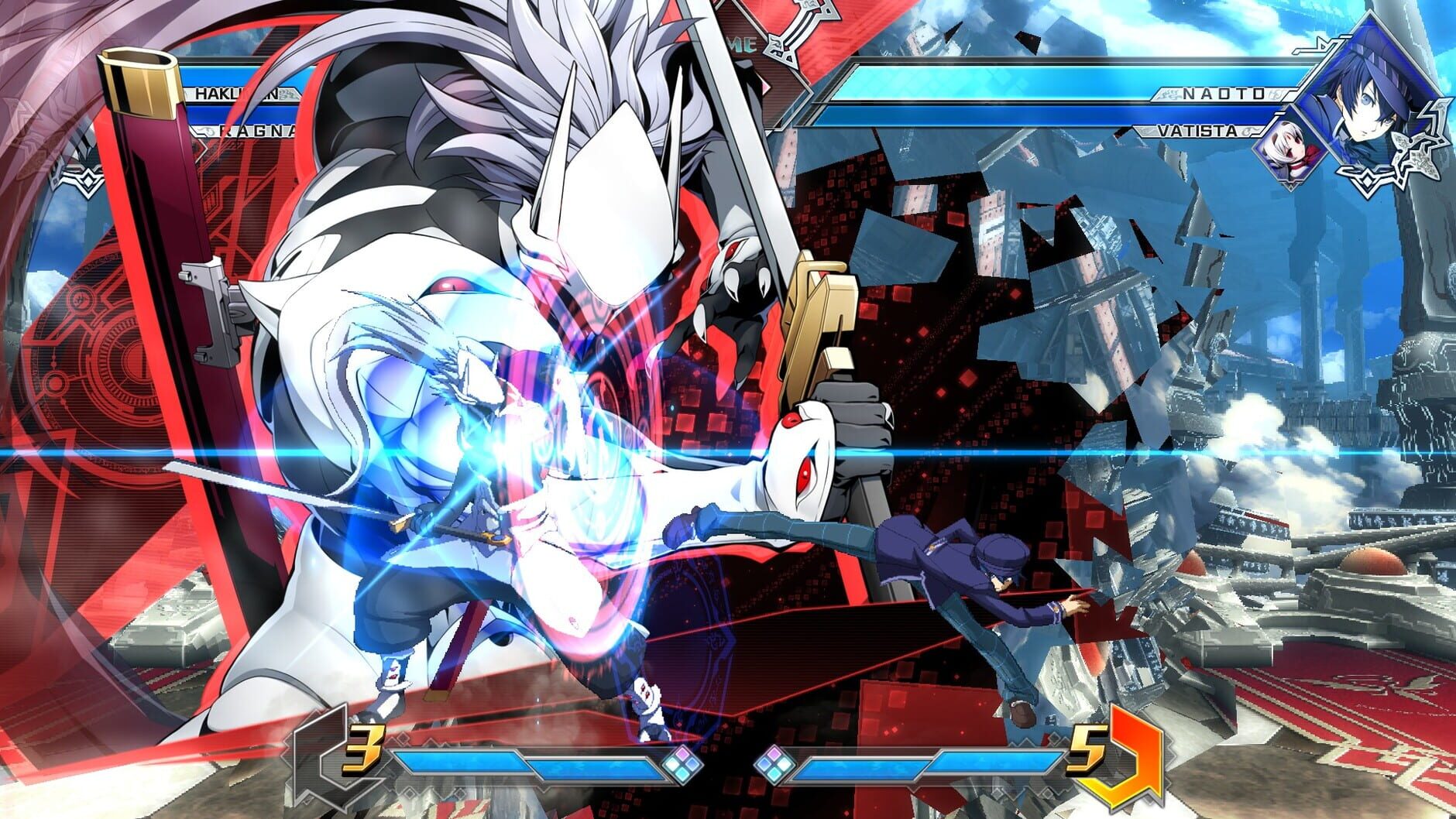 Screenshot for BlazBlue: Cross Tag Battle - Character Pack Vol. 3: Hakumen/NaotoShirogane/Vatista