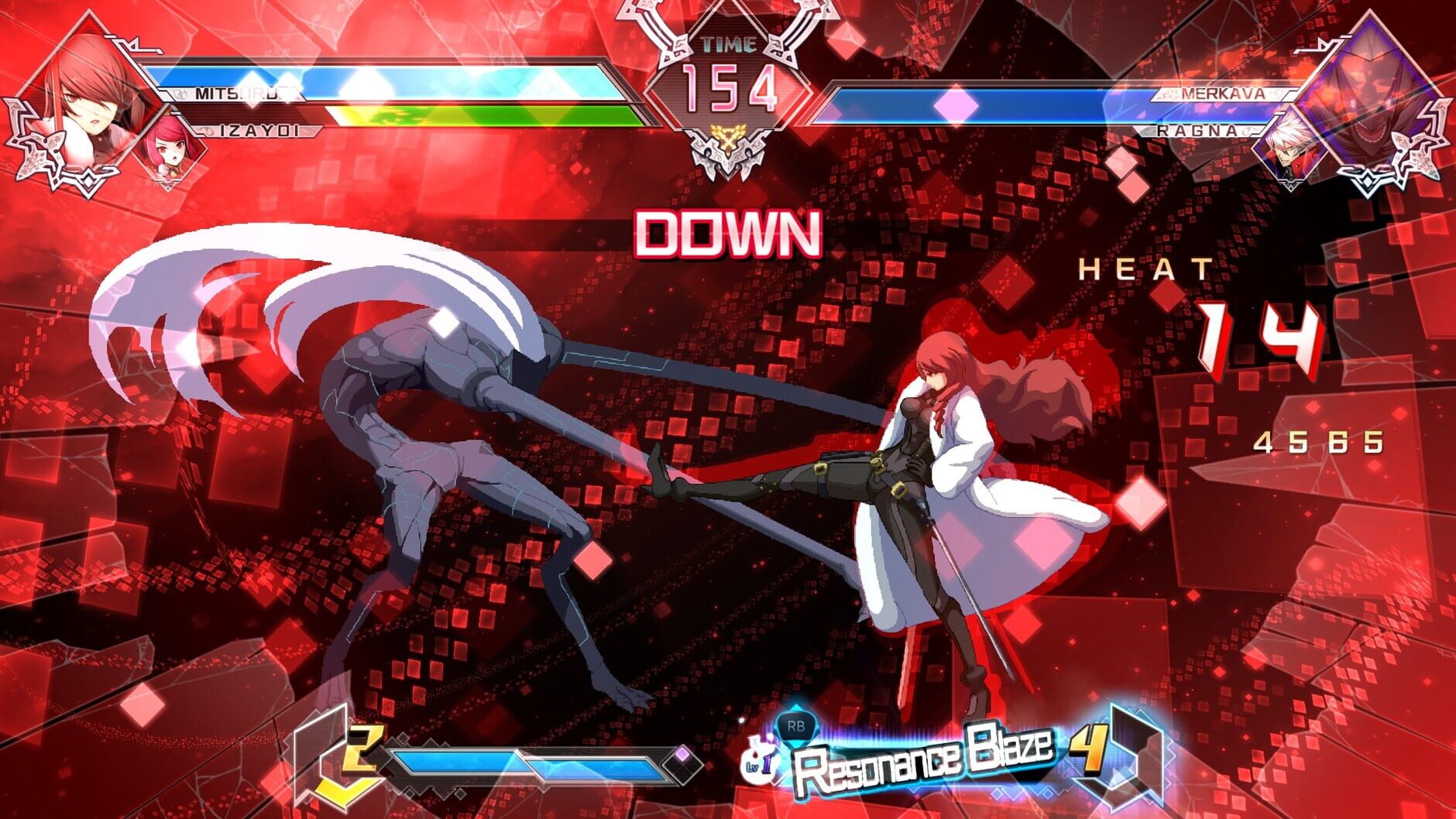 Screenshot for BlazBlue: Cross Tag Battle - Character Pack Vol. 4: Izayoi/Mitsuru/Merkava