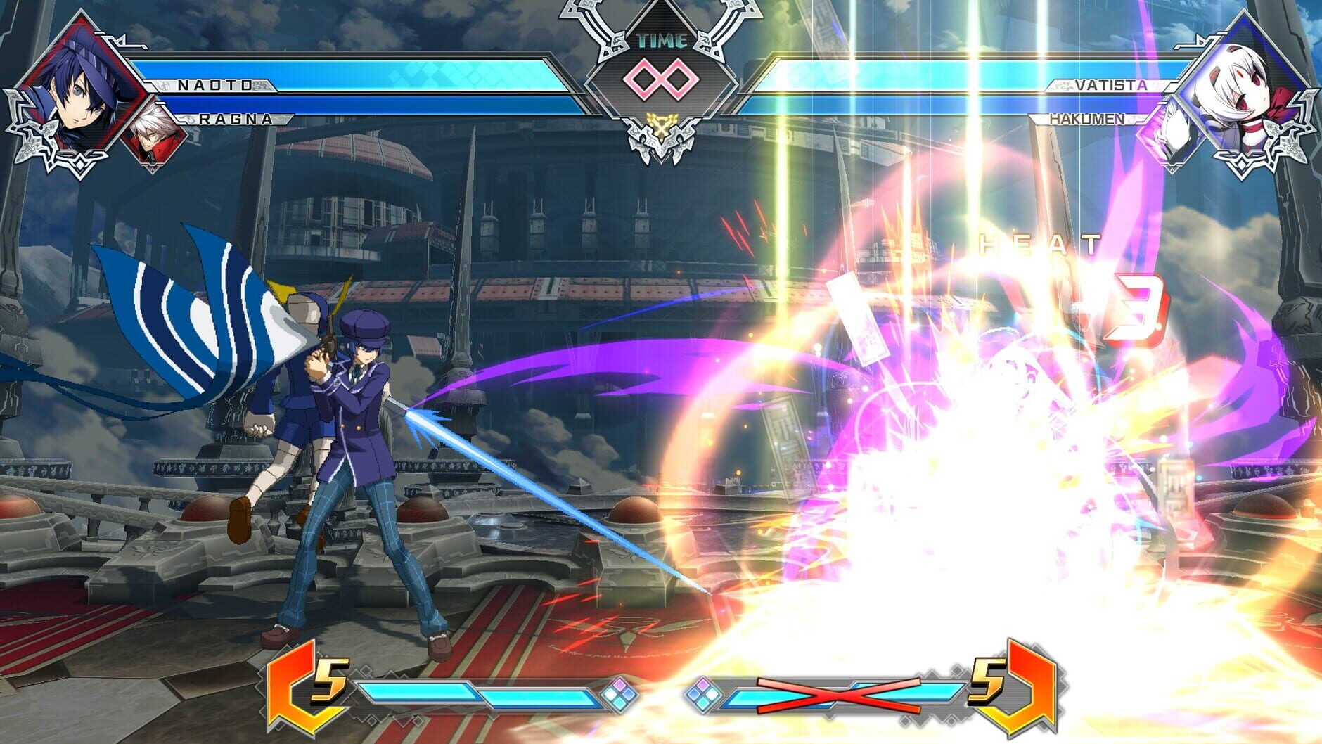 Screenshot for BlazBlue: Cross Tag Battle - Character Pack Vol. 3: Hakumen/NaotoShirogane/Vatista