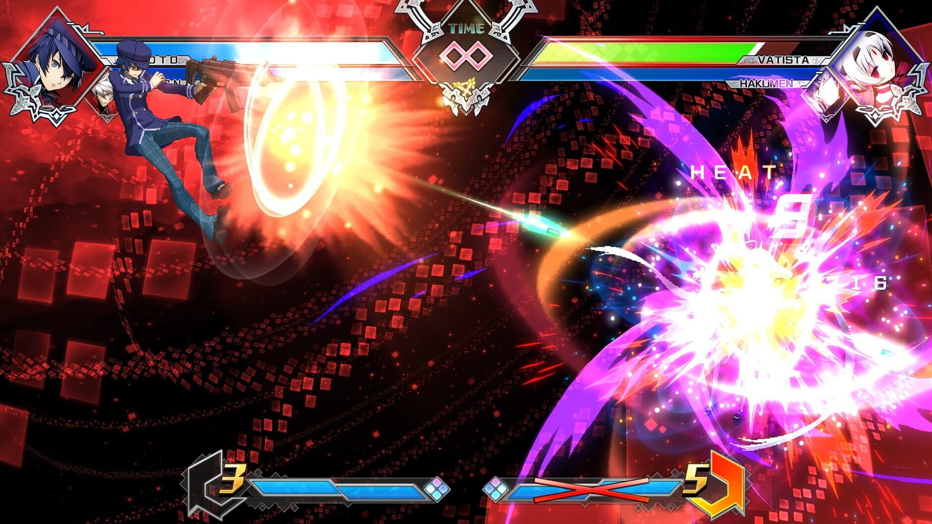 Screenshot for BlazBlue: Cross Tag Battle - Character Pack Vol. 3: Hakumen/NaotoShirogane/Vatista