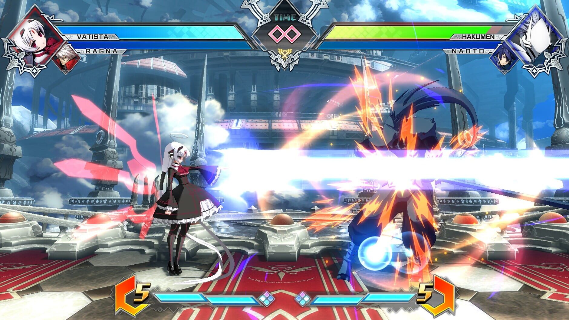 Screenshot for BlazBlue: Cross Tag Battle - Character Pack Vol. 3: Hakumen/NaotoShirogane/Vatista