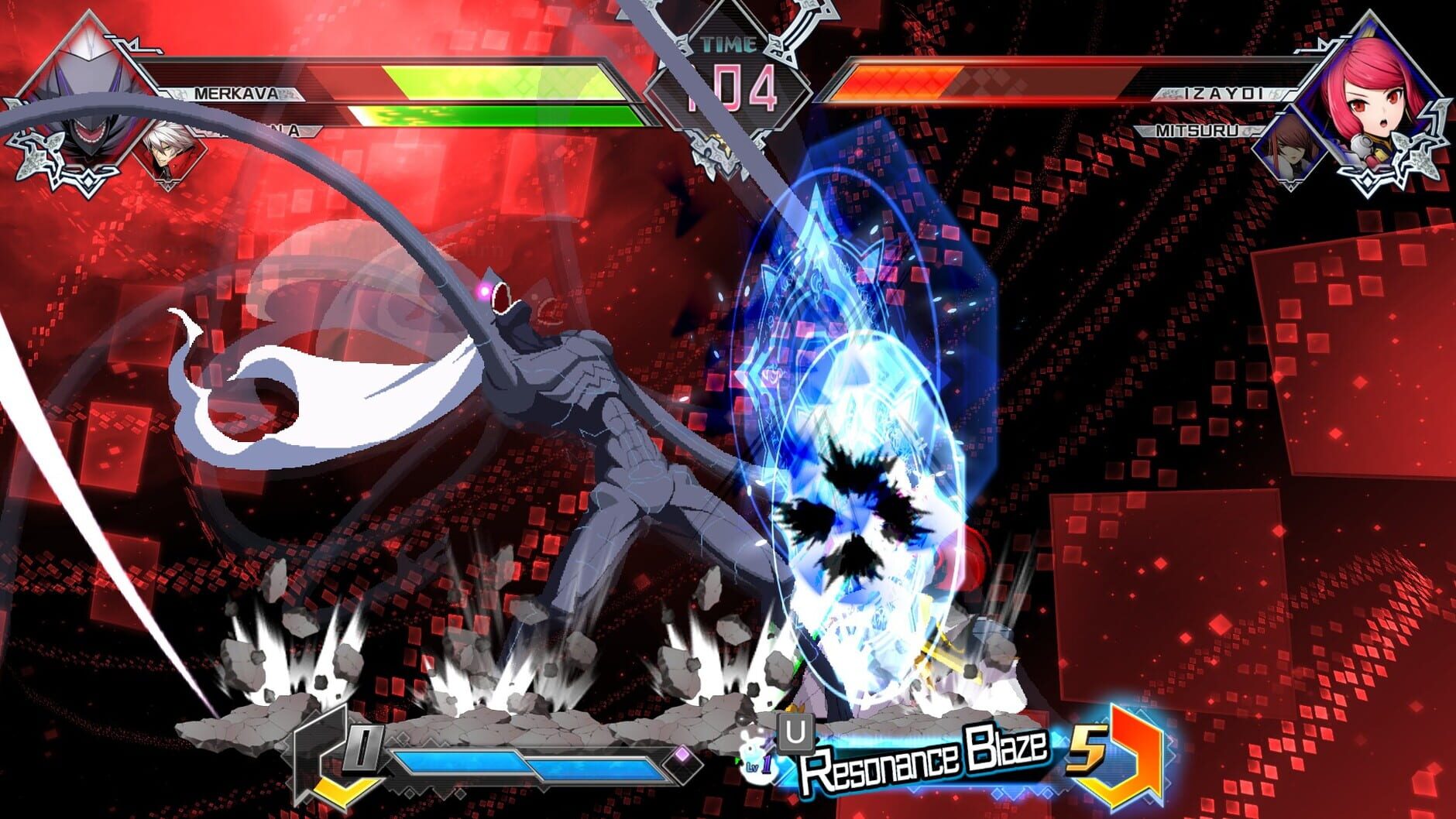 Screenshot for BlazBlue: Cross Tag Battle - Character Pack Vol. 4: Izayoi/Mitsuru/Merkava