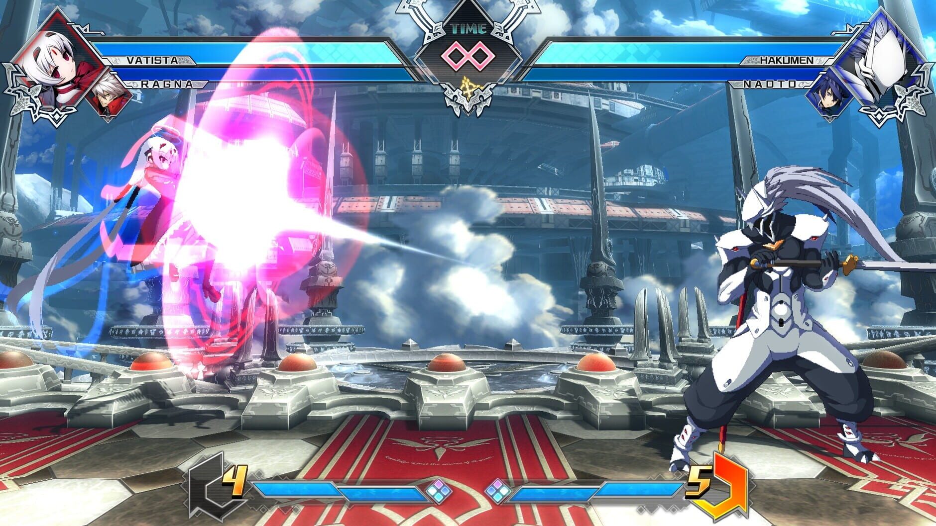 Screenshot for BlazBlue: Cross Tag Battle - Character Pack Vol. 3: Hakumen/NaotoShirogane/Vatista