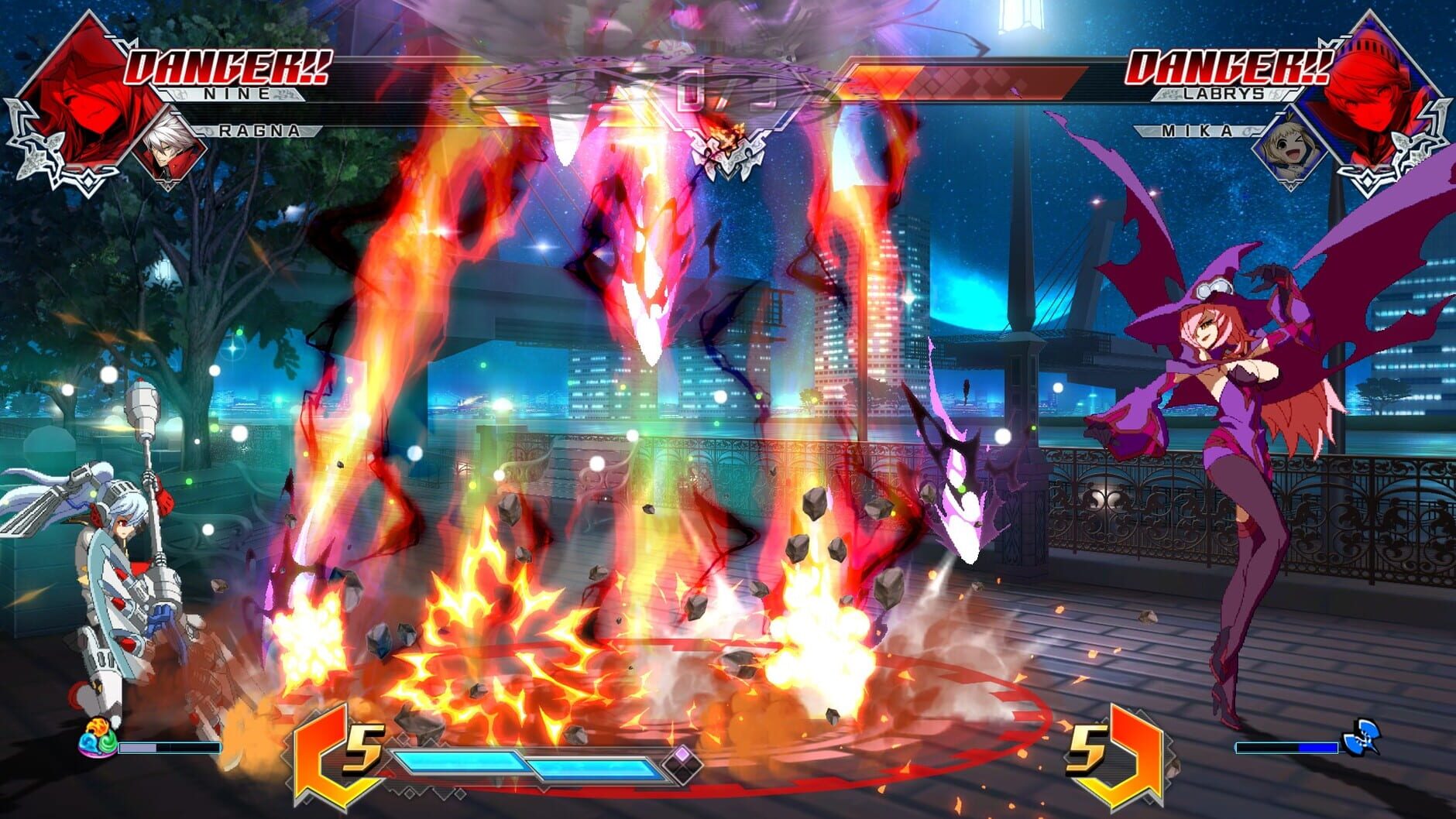 Screenshot for BlazBlue: Cross Tag Battle - Character Pack Vol. 6: Nine/Labrys/Mika