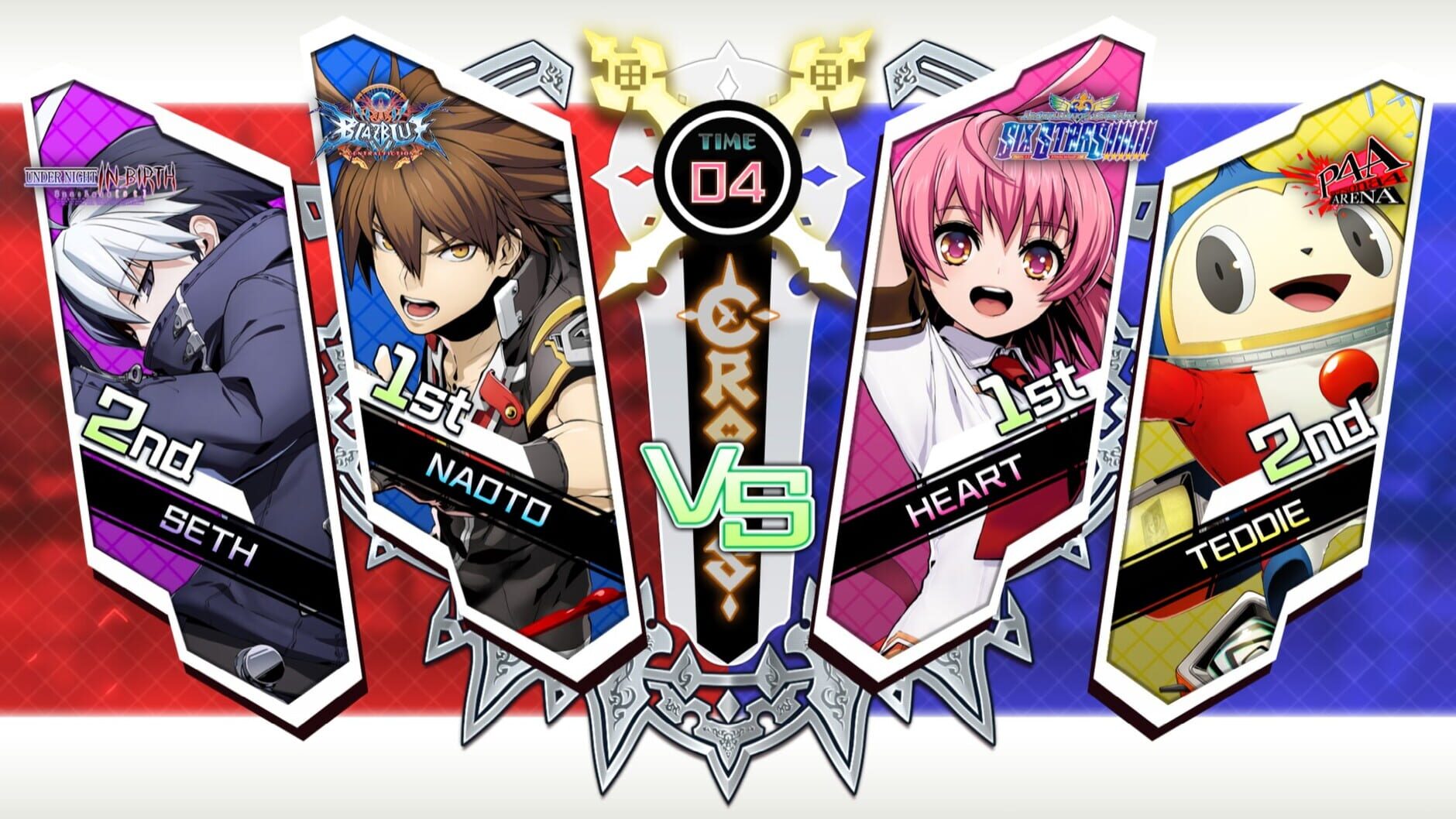 Screenshot for BlazBlue: Cross Tag Battle - Character Pack Vol. 7: Heart/NaotoKurogane/Teddie/Seth