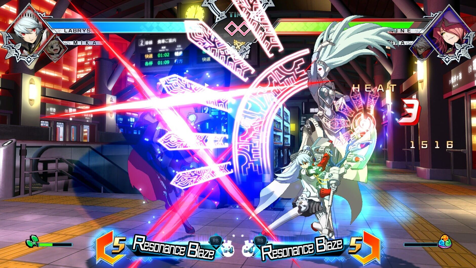 Screenshot for BlazBlue: Cross Tag Battle - Character Pack Vol. 6: Nine/Labrys/Mika