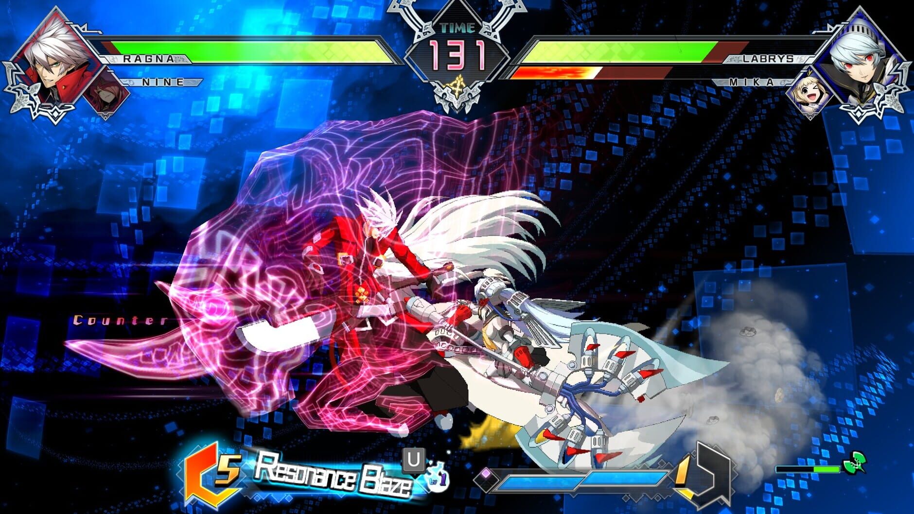 Screenshot for BlazBlue: Cross Tag Battle - Character Pack Vol. 6: Nine/Labrys/Mika