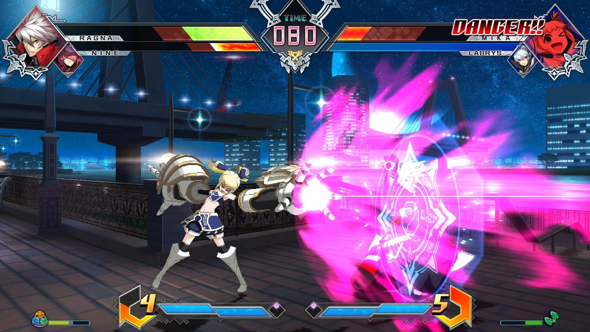 Screenshot for BlazBlue: Cross Tag Battle - Character Pack Vol. 6: Nine/Labrys/Mika