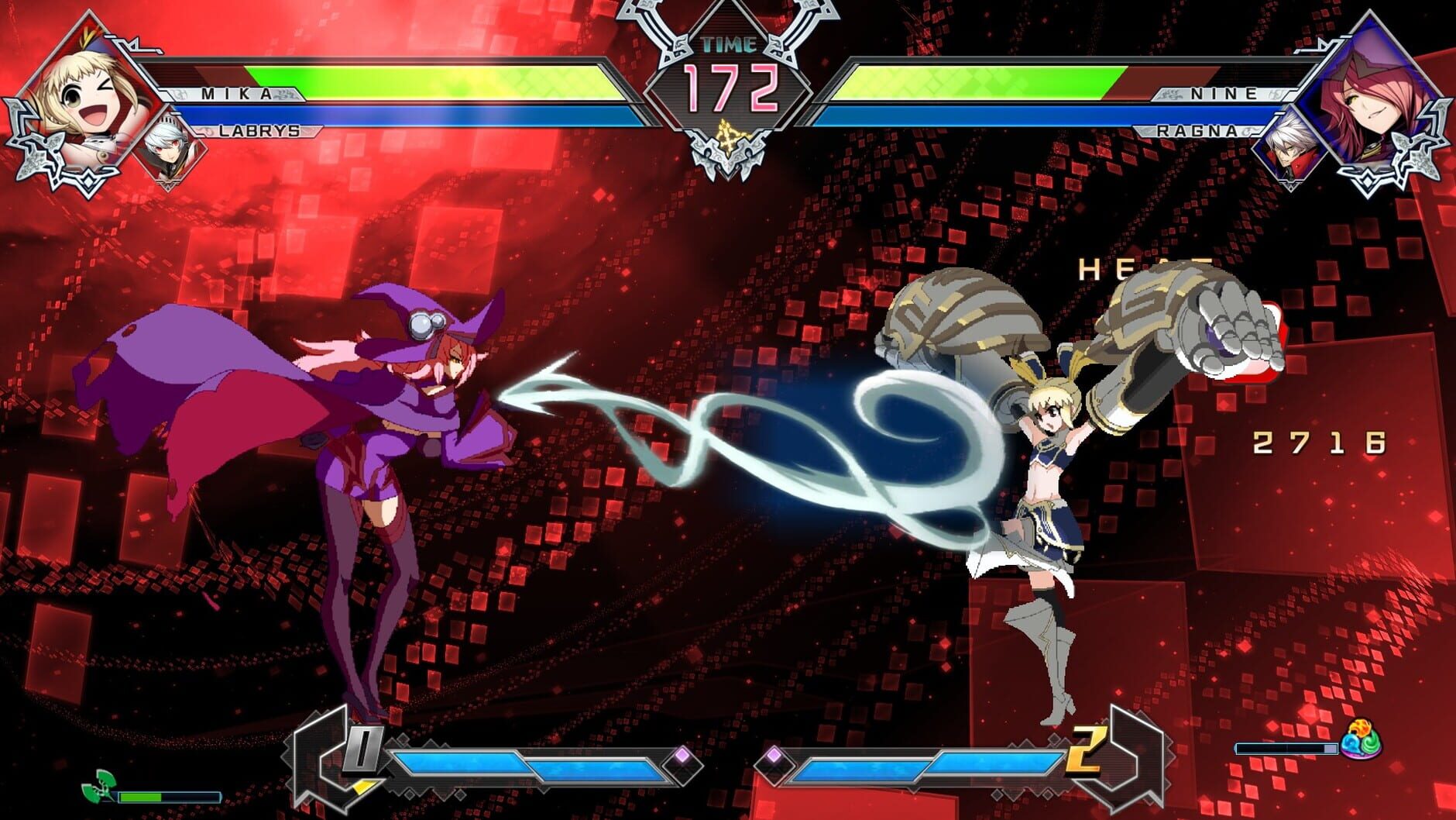 Screenshot for BlazBlue: Cross Tag Battle - Character Pack Vol. 6: Nine/Labrys/Mika