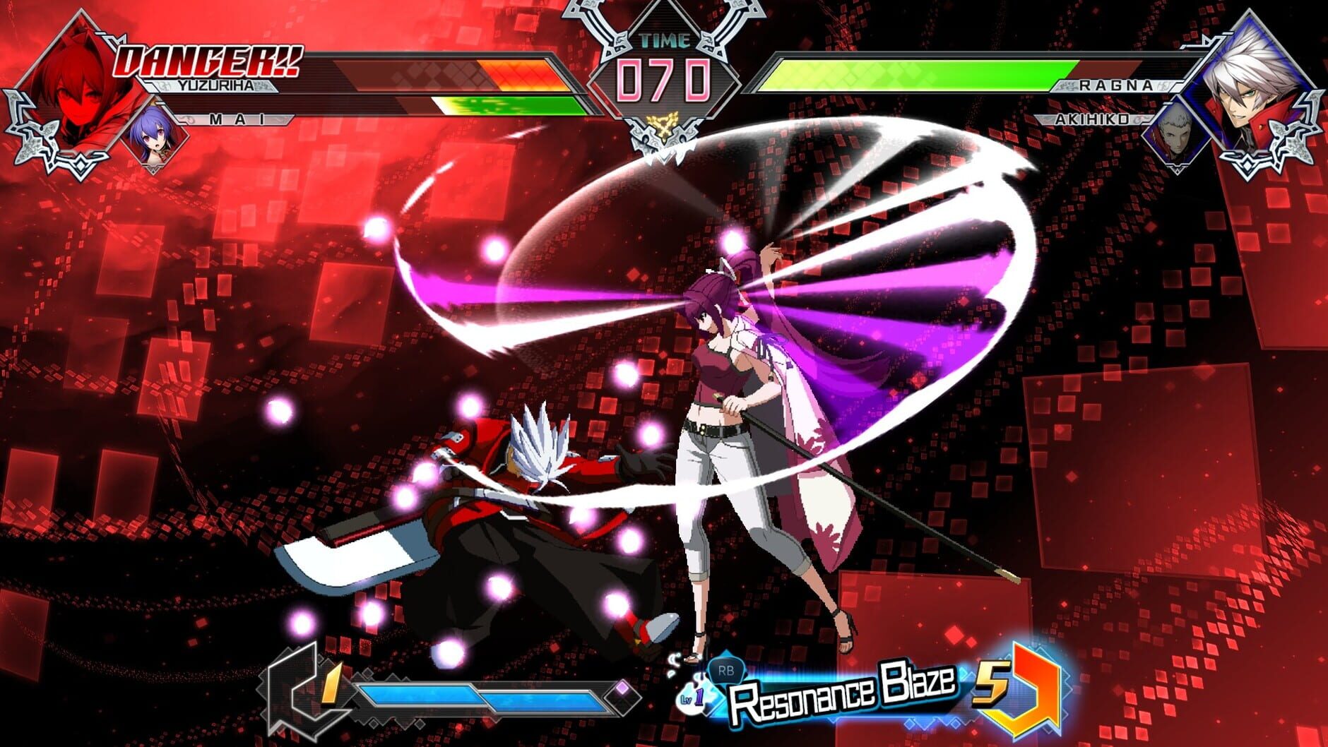Screenshot for BlazBlue: Cross Tag Battle - Character Pack Vol. 5: Mai/Akihiko/Yuzuriha