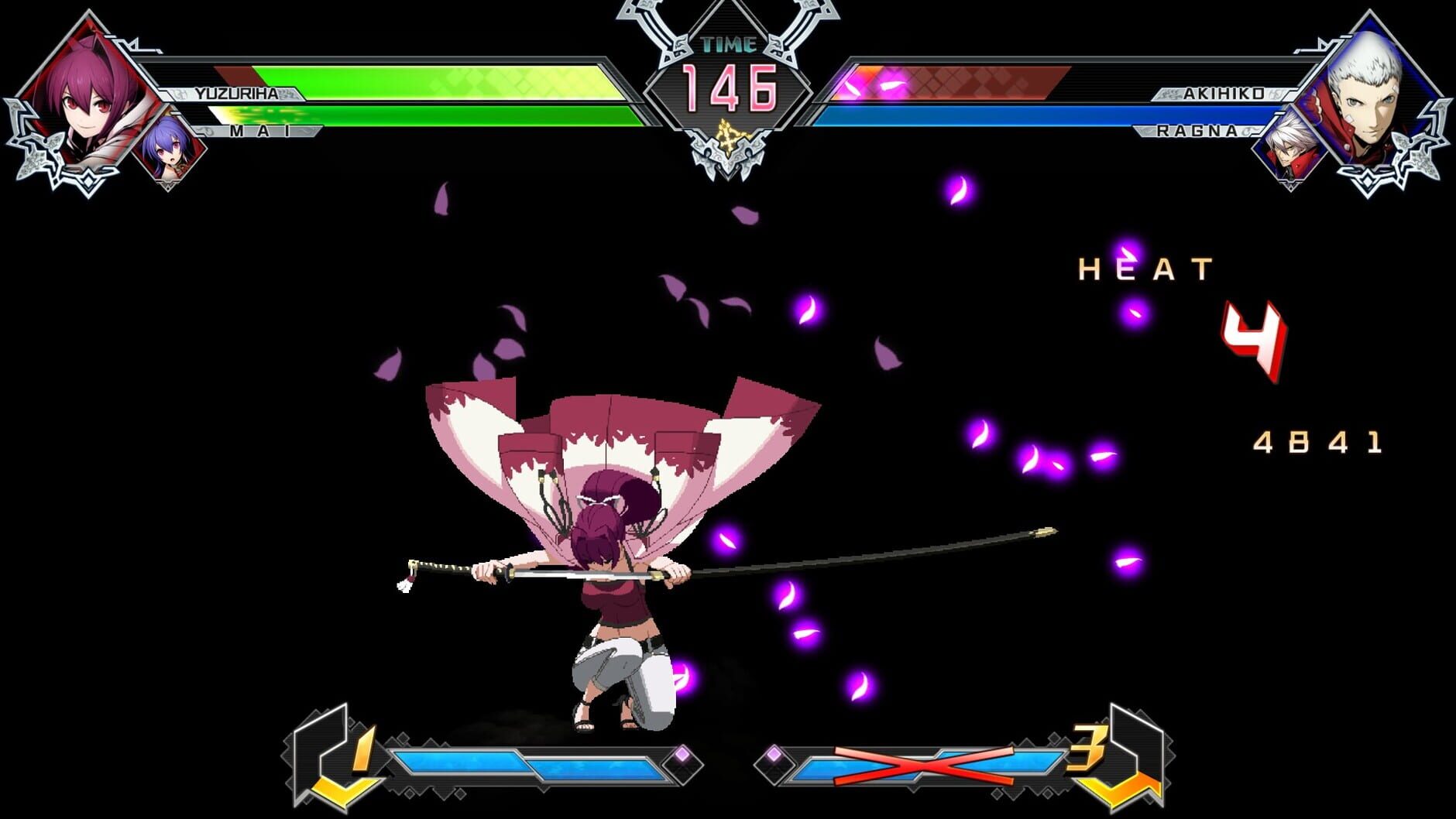 Screenshot for BlazBlue: Cross Tag Battle - Character Pack Vol. 5: Mai/Akihiko/Yuzuriha