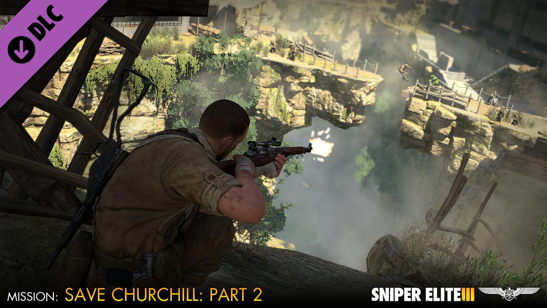 Screenshot for Sniper Elite III: Save Churchill Part 2 - Belly of the Beast