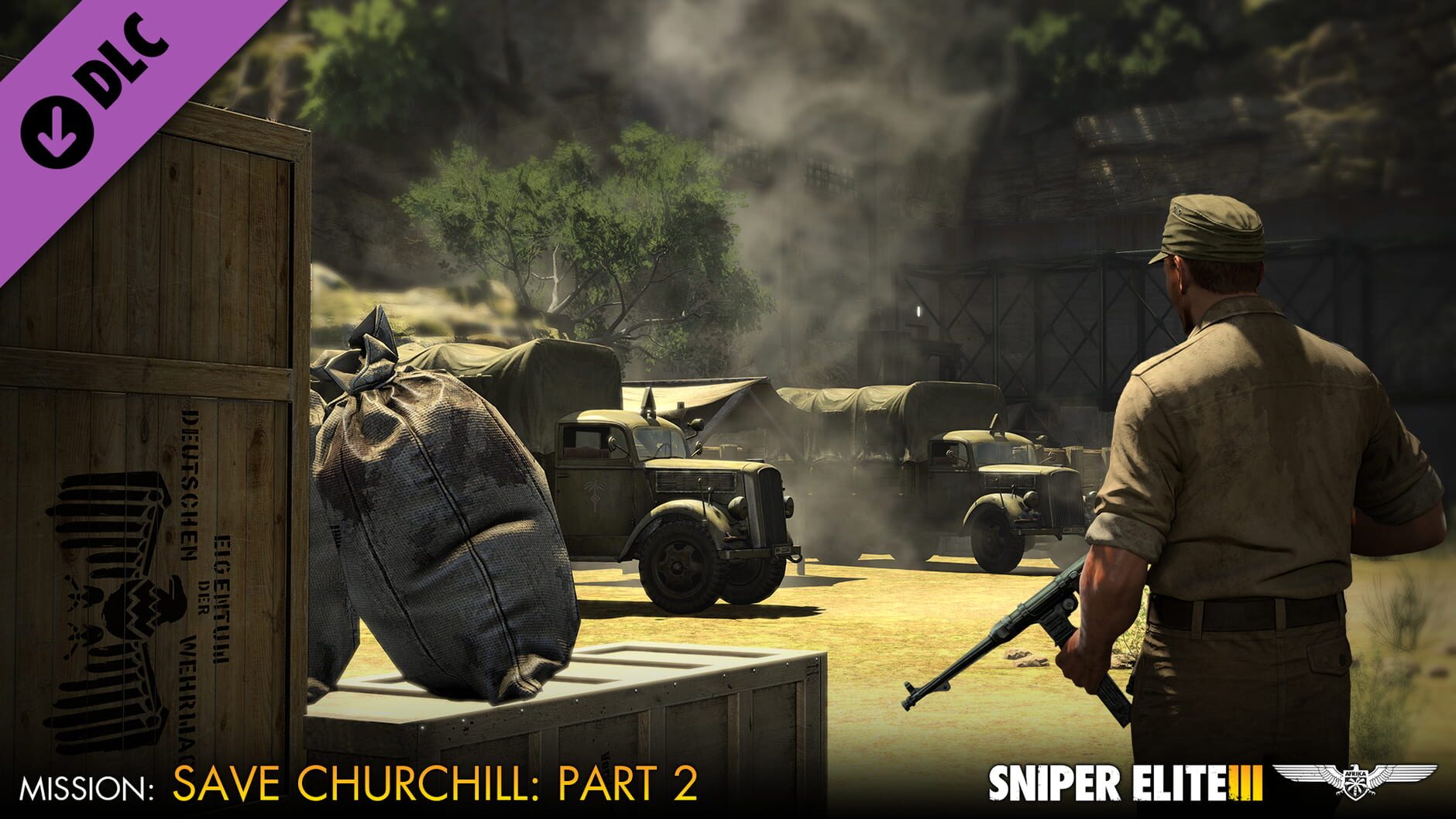 Screenshot for Sniper Elite III: Save Churchill Part 2 - Belly of the Beast