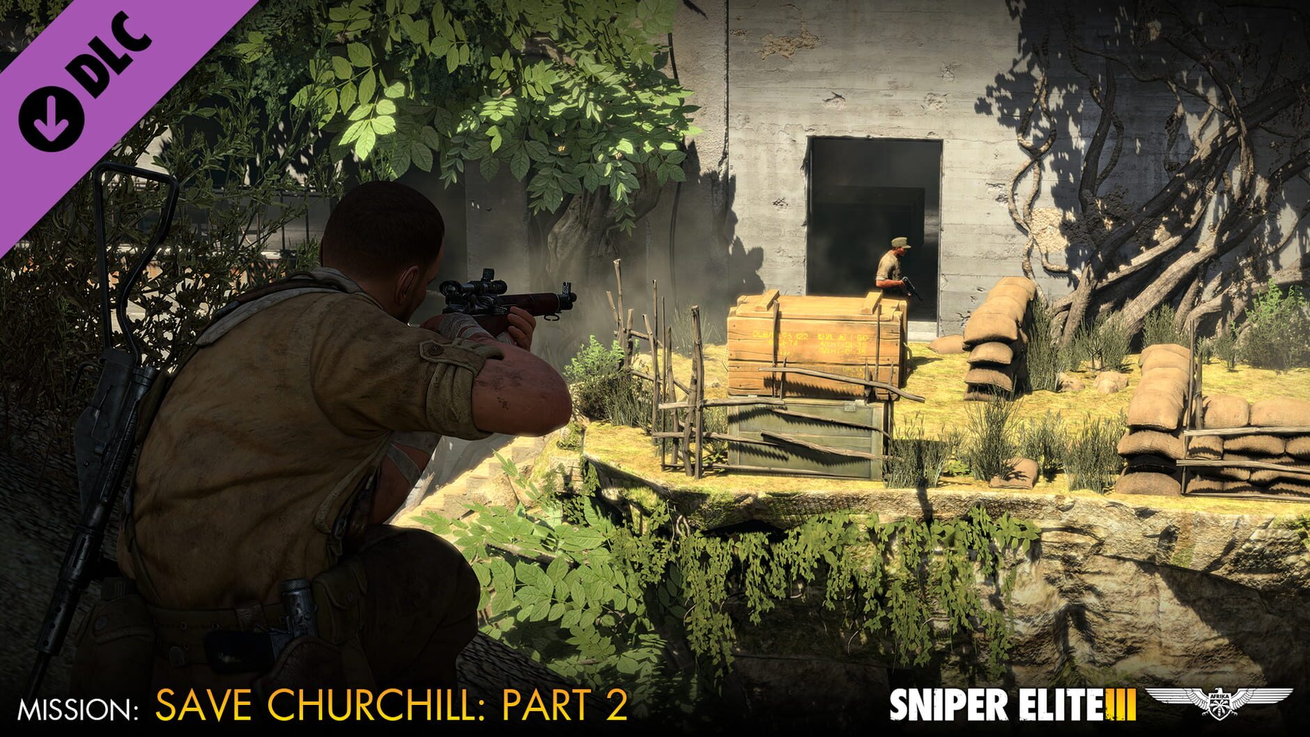 Screenshot for Sniper Elite III: Save Churchill Part 2 - Belly of the Beast