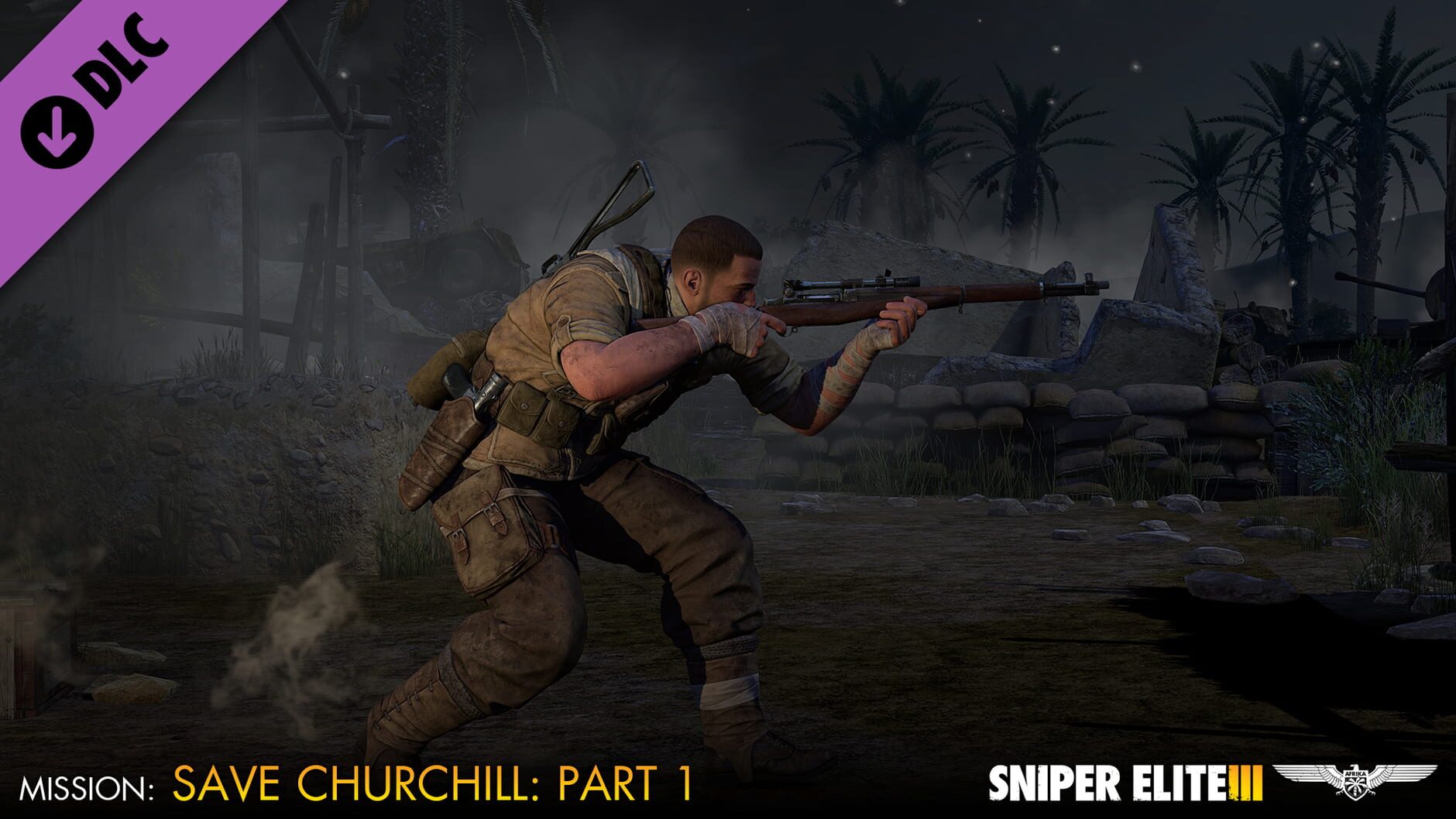 Screenshot for Sniper Elite III: Save Churchill Part 1 - In Shadows