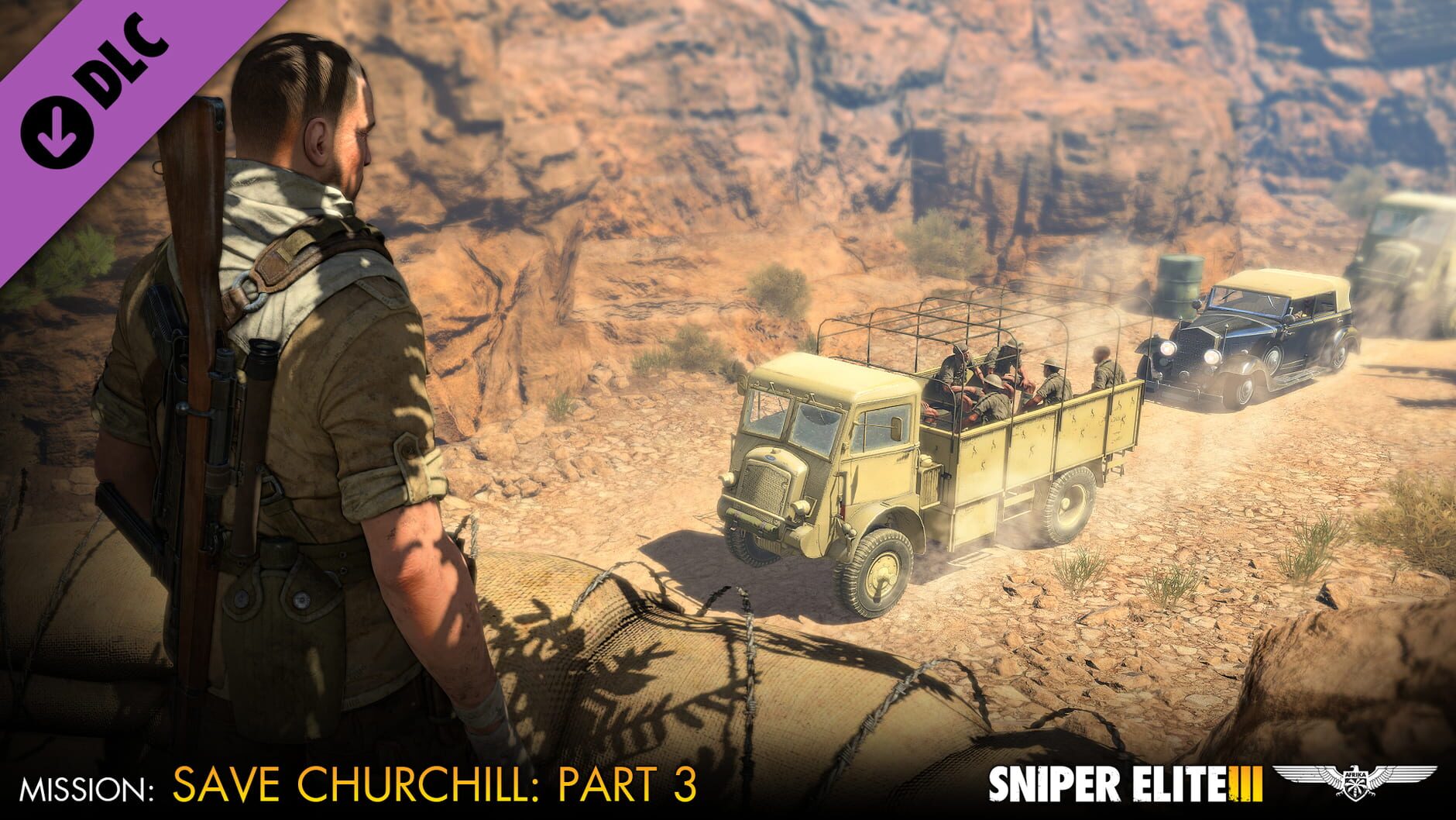 Screenshot for Sniper Elite III: Save Churchill Part 3 - Confrontation