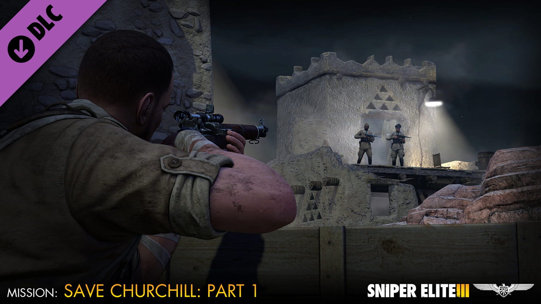 Screenshot for Sniper Elite III: Save Churchill Part 1 - In Shadows