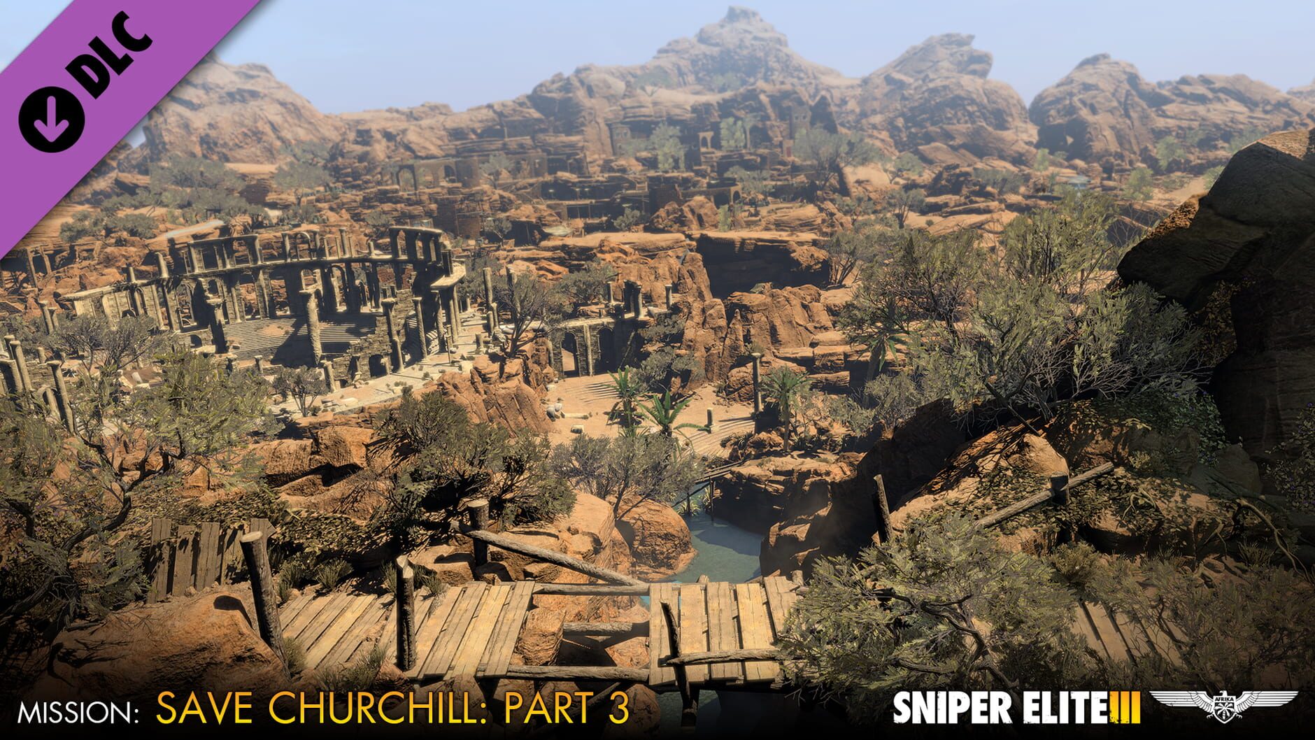 Screenshot for Sniper Elite III: Save Churchill Part 3 - Confrontation