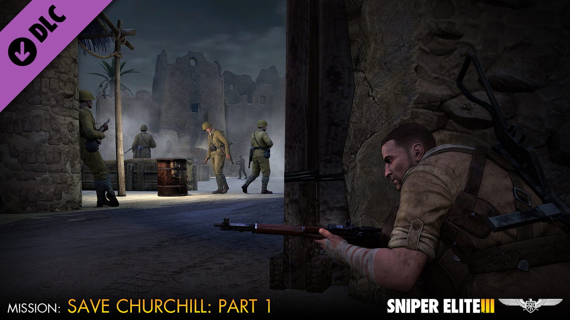 Screenshot for Sniper Elite III: Save Churchill Part 1 - In Shadows
