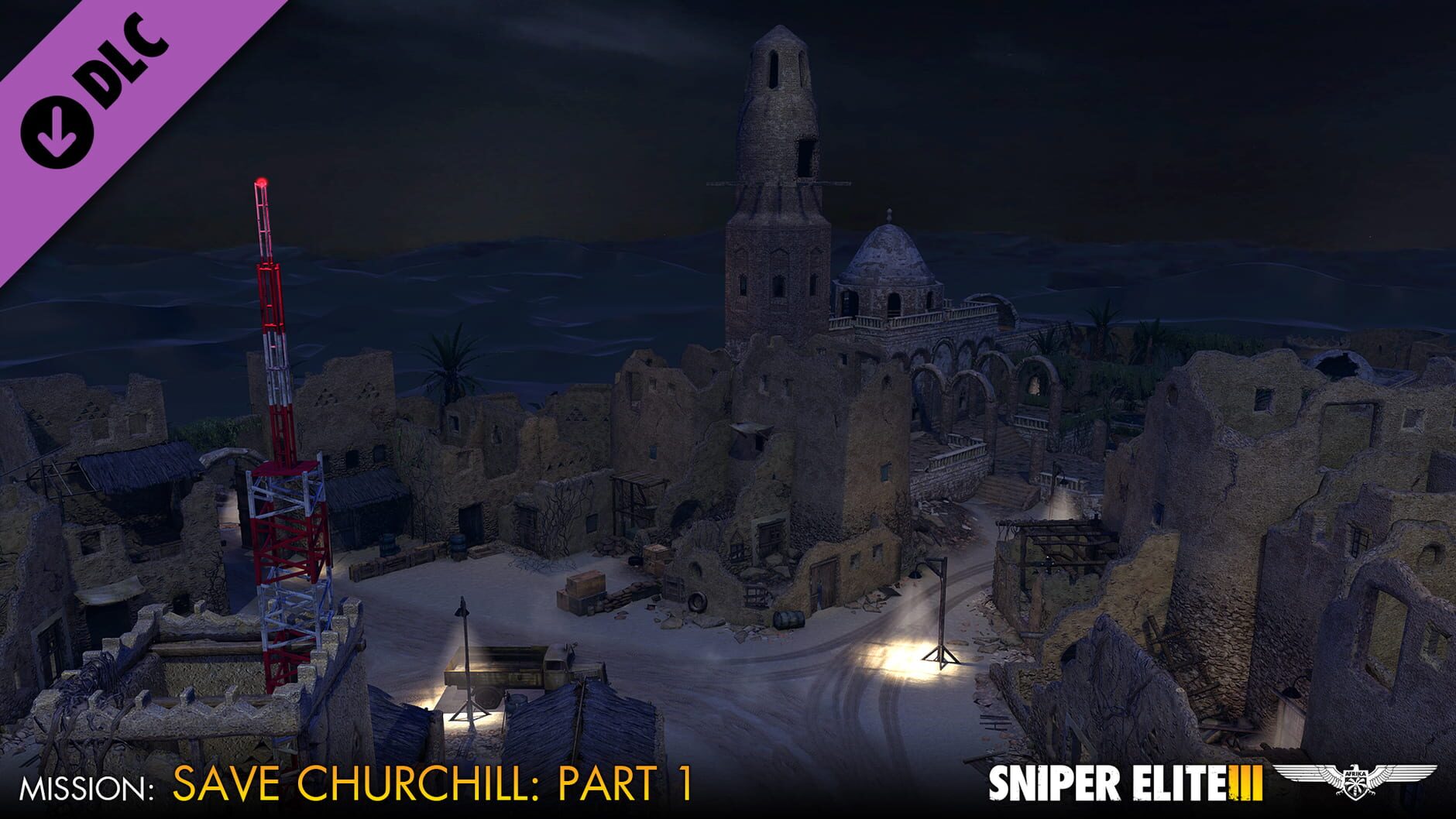 Screenshot for Sniper Elite III: Save Churchill Part 1 - In Shadows
