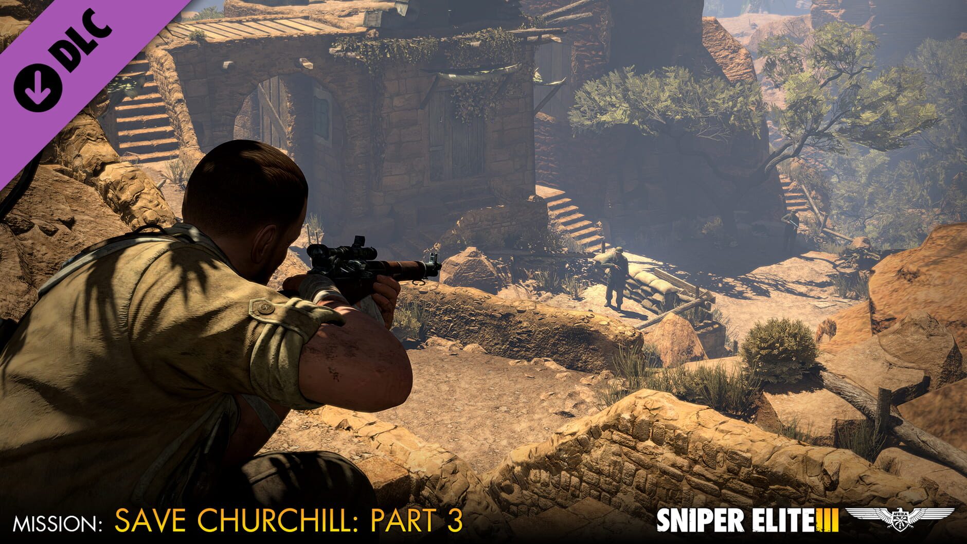 Screenshot for Sniper Elite III: Save Churchill Part 3 - Confrontation