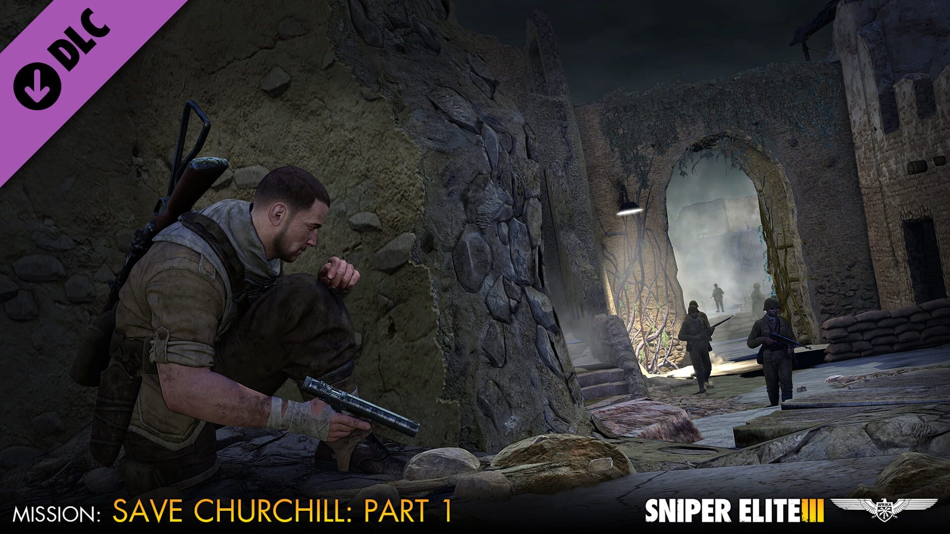 Screenshot for Sniper Elite III: Save Churchill Part 1 - In Shadows