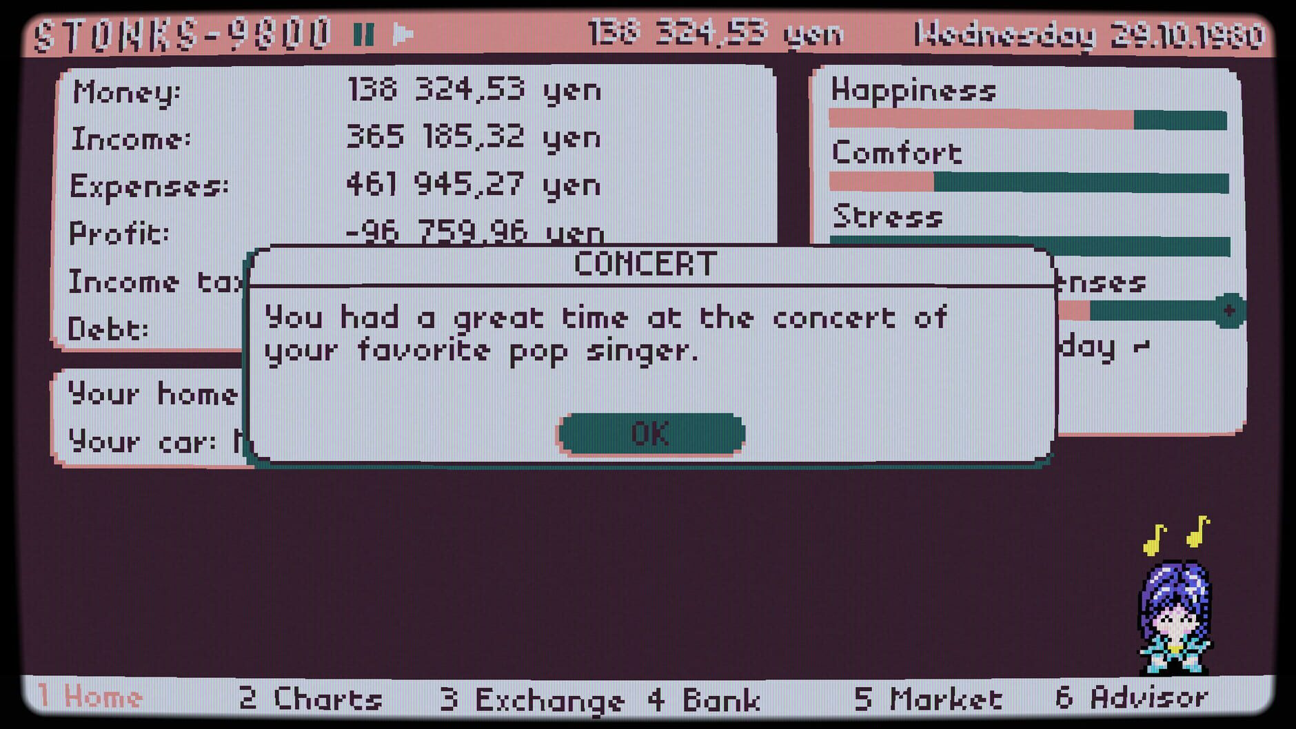 Screenshot for Stonks-9800: Stock Market Simulator