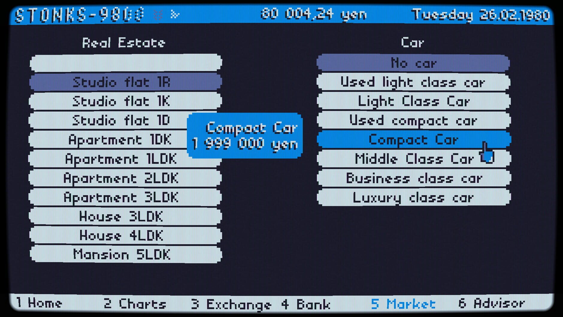 Screenshot for Stonks-9800: Stock Market Simulator