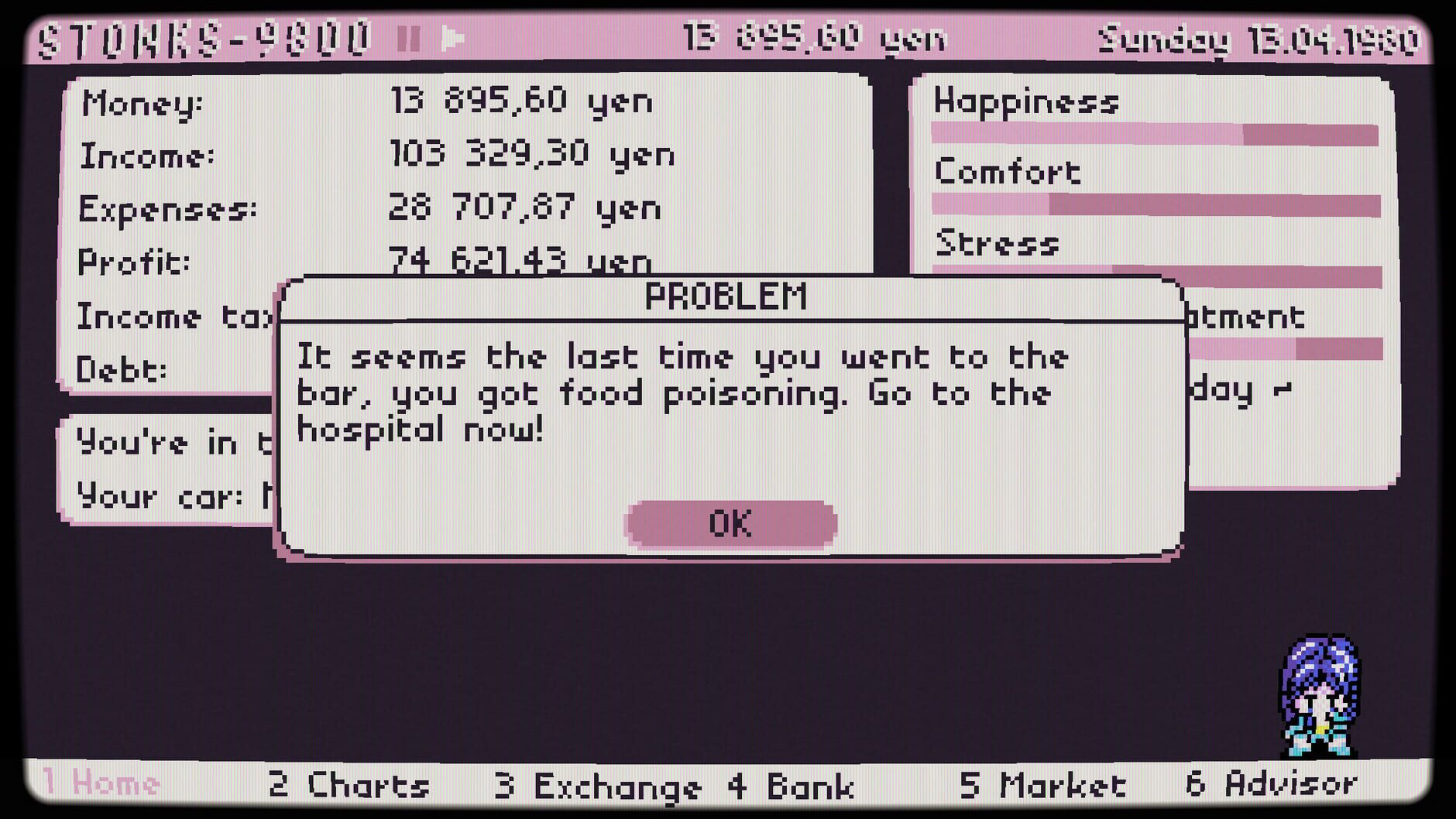 Screenshot for Stonks-9800: Stock Market Simulator