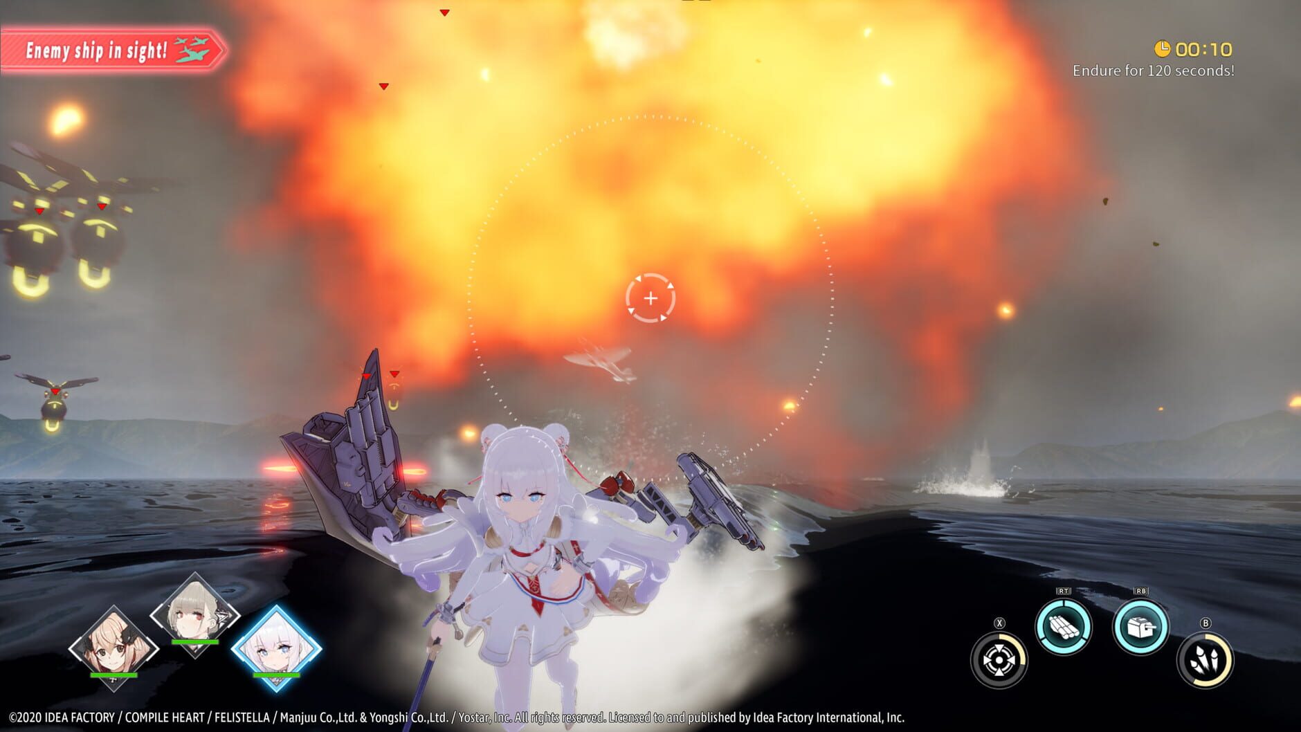 Screenshot for Azur Lane: Crosswave - Le Malin