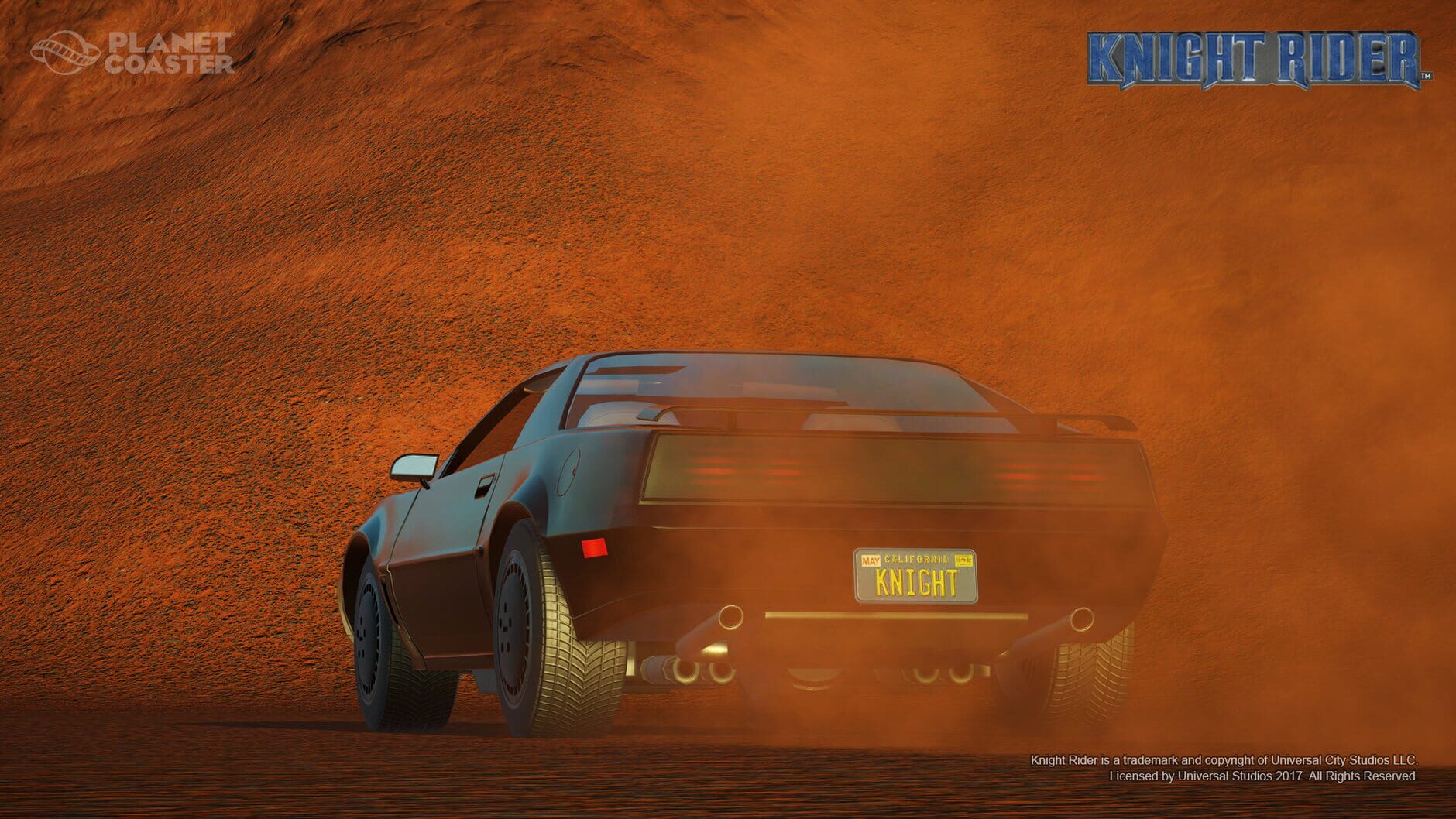 Screenshot for Planet Coaster: Knight Rider K.I.T.T. Construction Kit